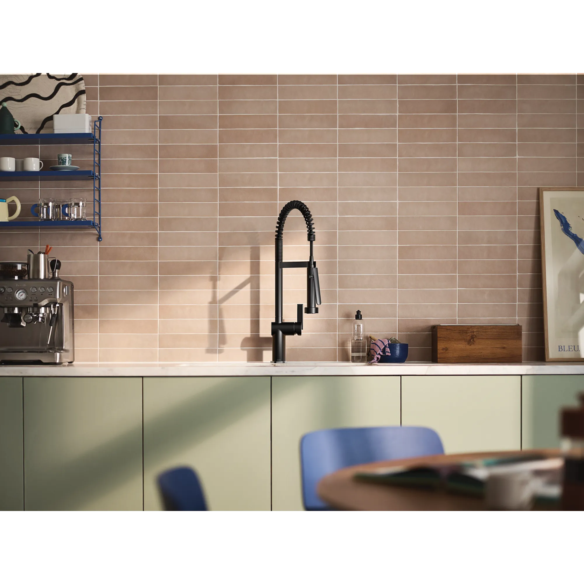 Cia One-Handle Pre-Rinse Spring Pulldown Kitchen Faucet - Image 12