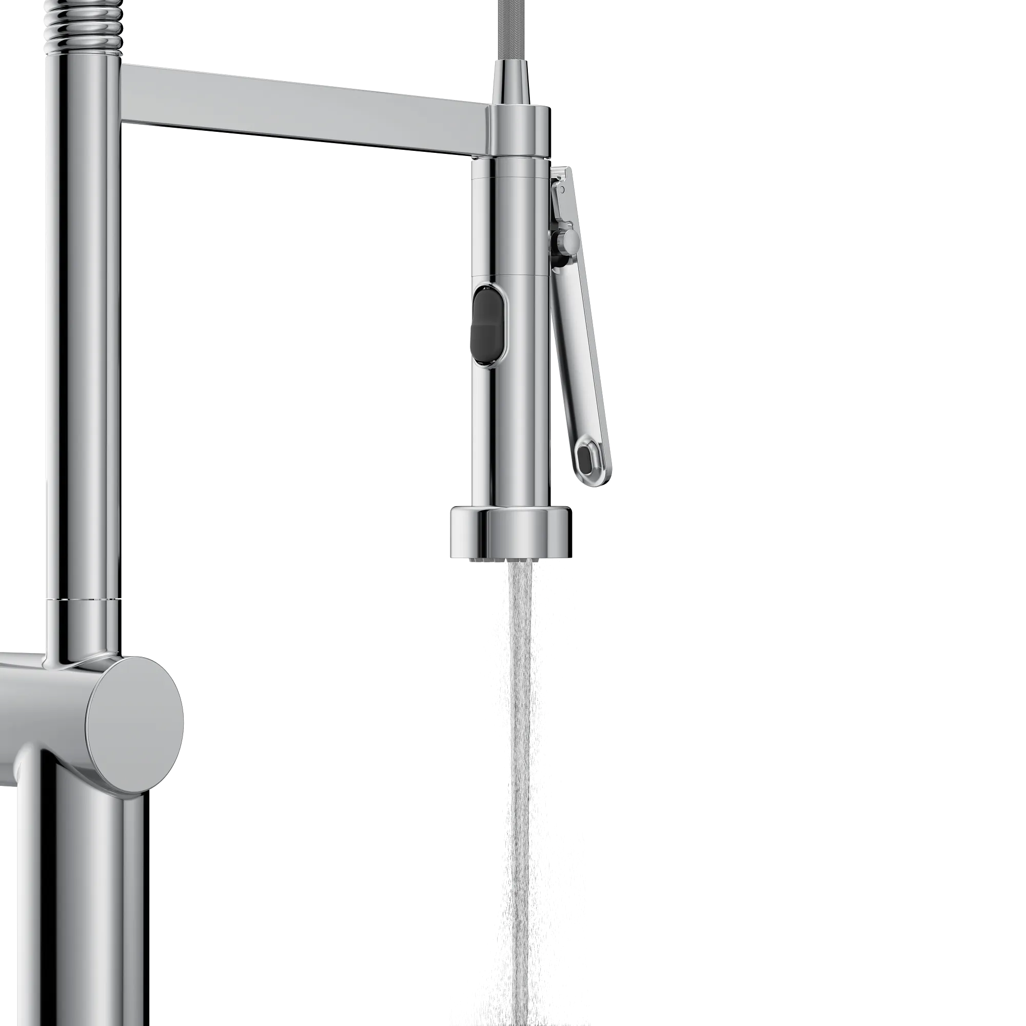 Cia One-Handle Pre-Rinse Spring Pulldown Kitchen Faucet - Image 8