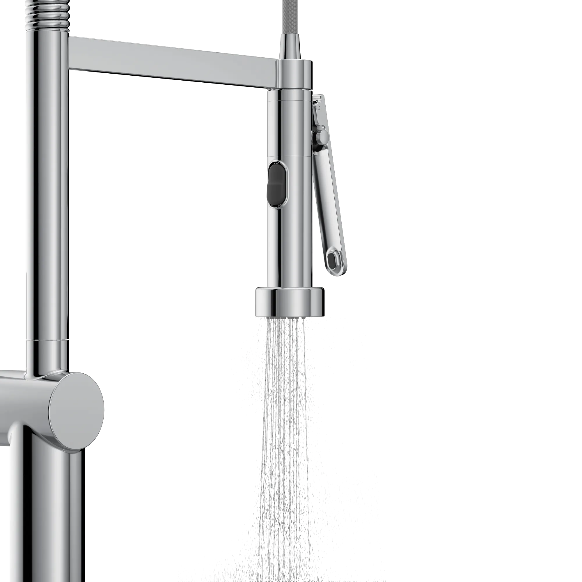 Cia One-Handle Pre-Rinse Spring Pulldown Kitchen Faucet - Image 9
