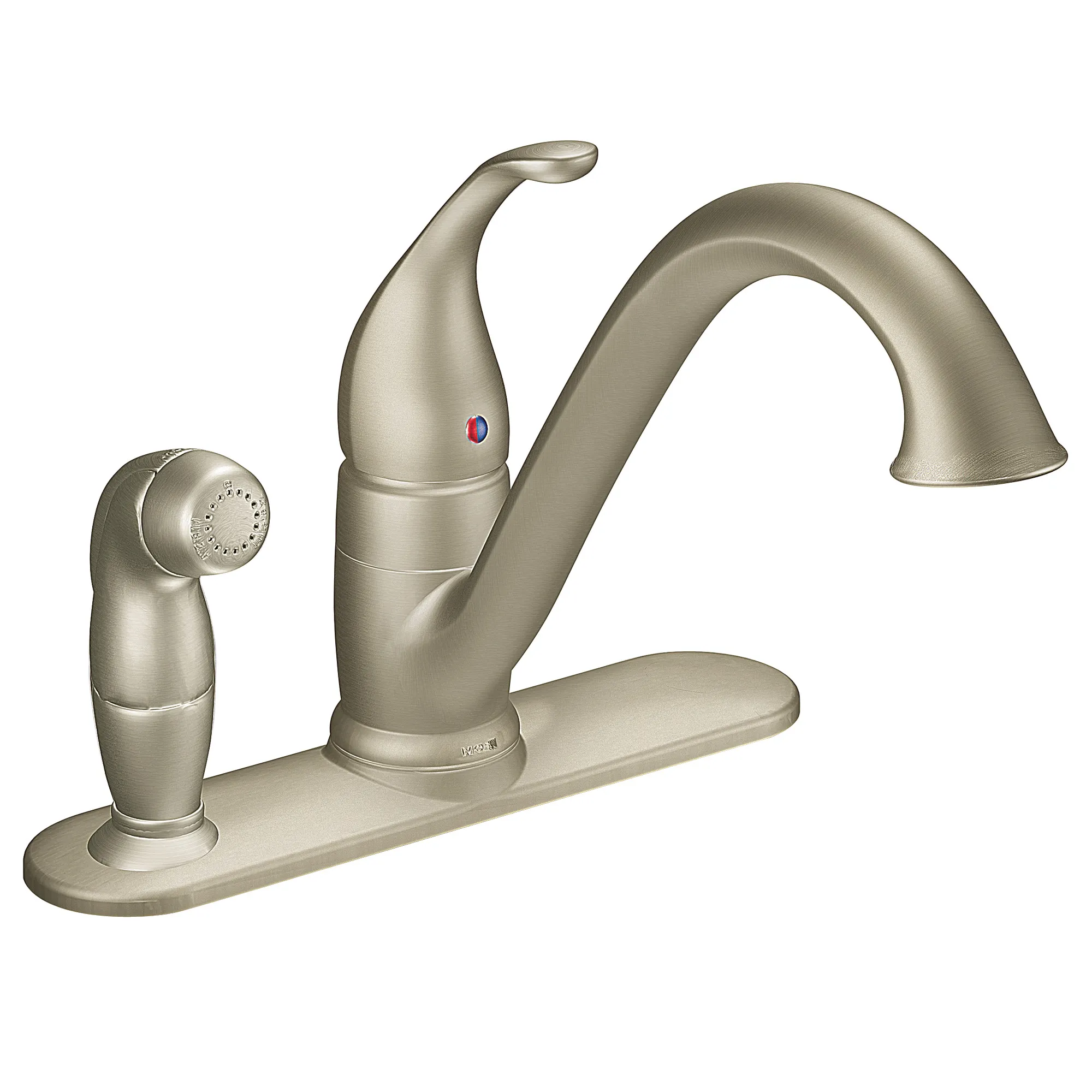Camerist Chrome One-Handle Low Arc Kitchen Faucet - Image 2