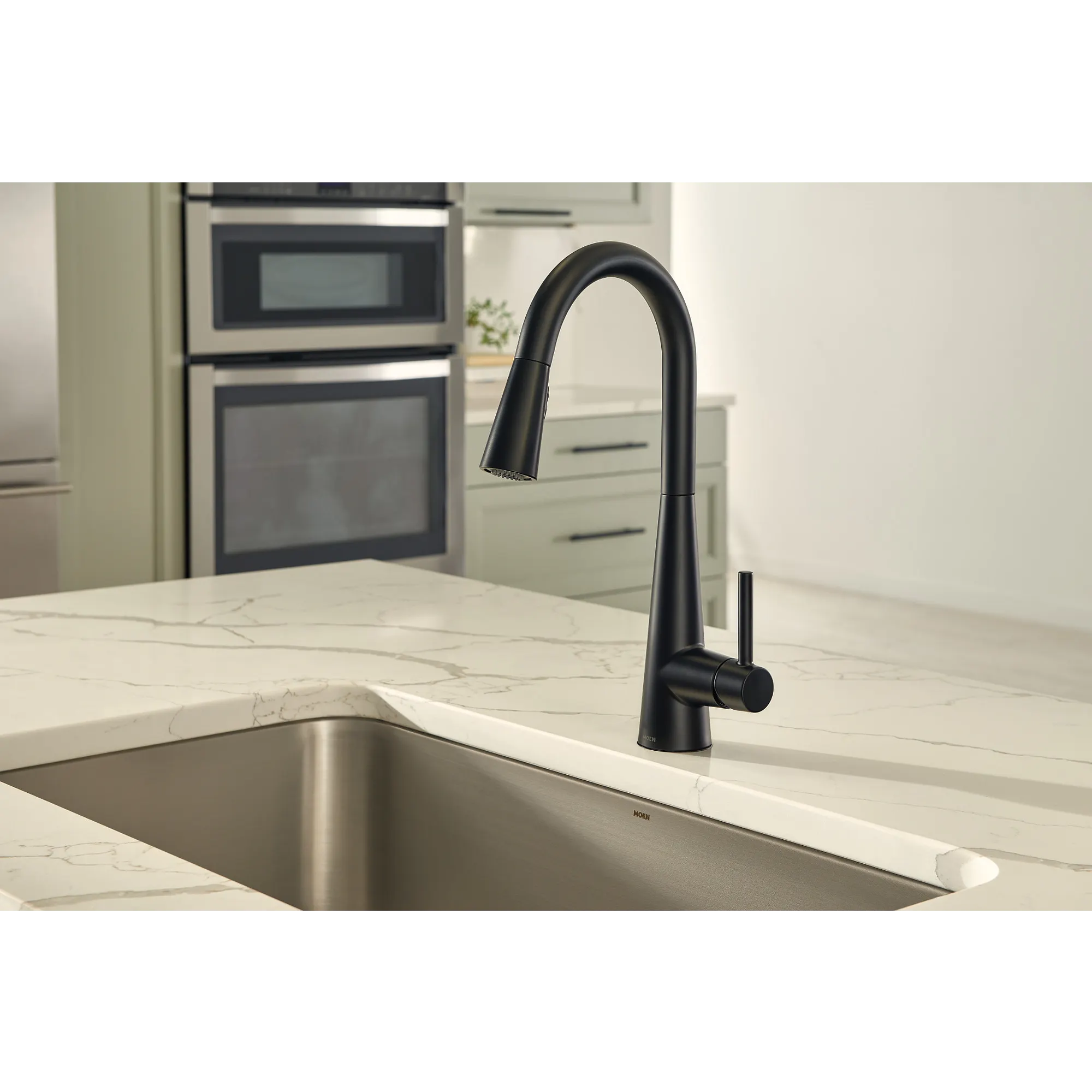 Sleek One-Handle High Arc Pulldown Kitchen Faucet - Image 14