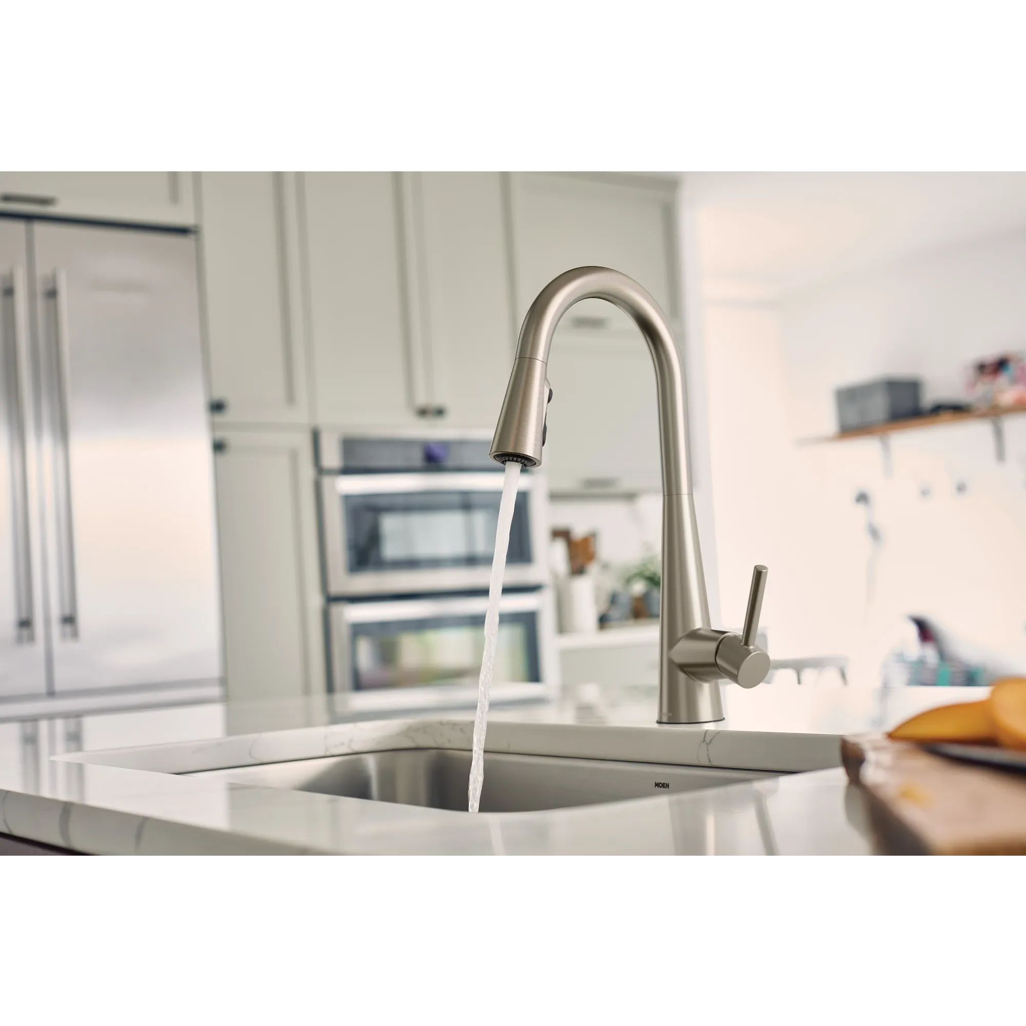 Sleek One-Handle High Arc Pulldown Kitchen Faucet - Image 26