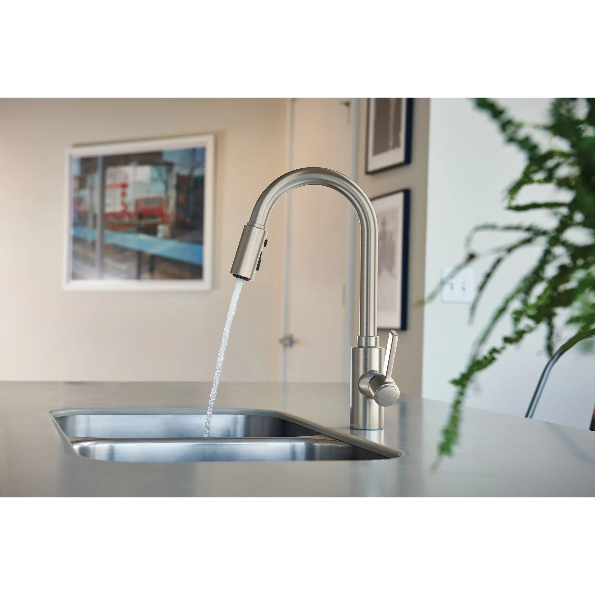 Genta LX One-Handle High Arc Pulldown Kitchen Faucet - Image 12