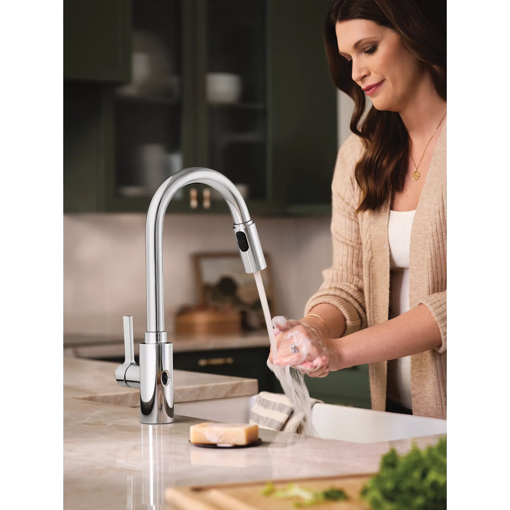 Genta LX MotionSense Wave One-Handle Pulldown Touchless Kitchen Faucet - Image 13
