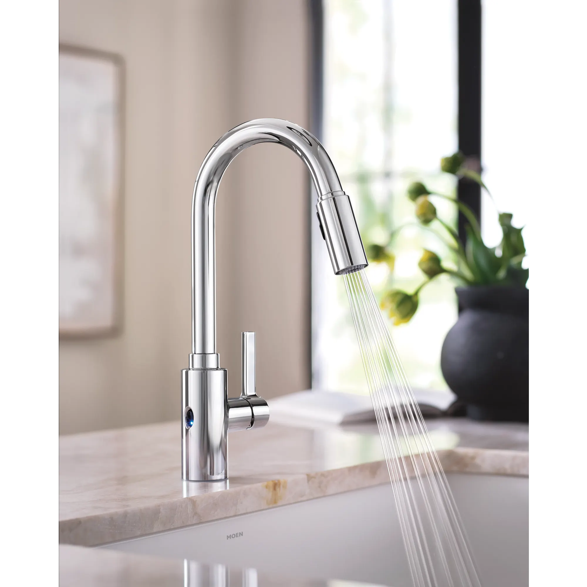 Genta LX MotionSense Wave One-Handle Pulldown Touchless Kitchen Faucet - Image 6