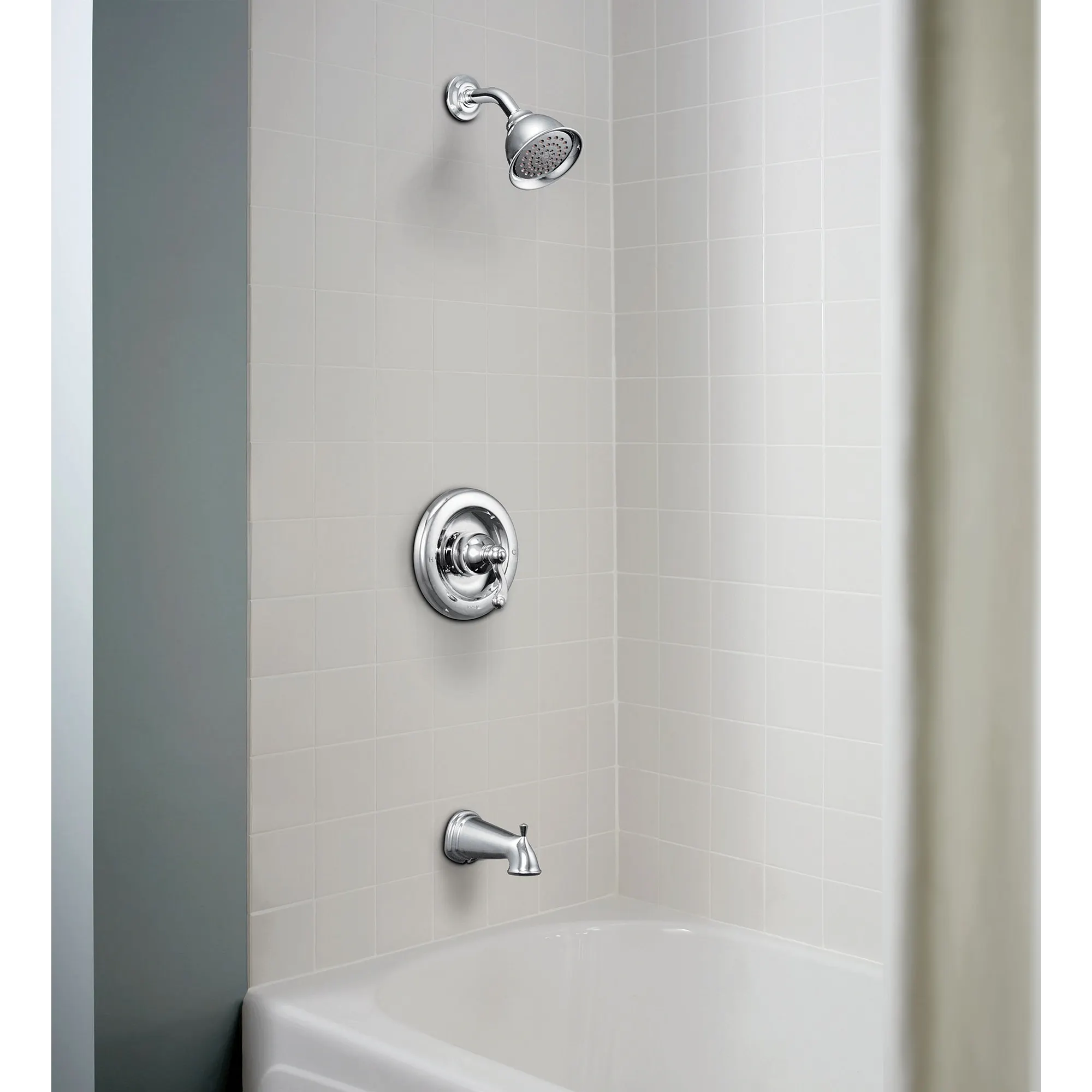 Traditional Chrome Posi-Temp(R) Tub/Shower - Image 2
