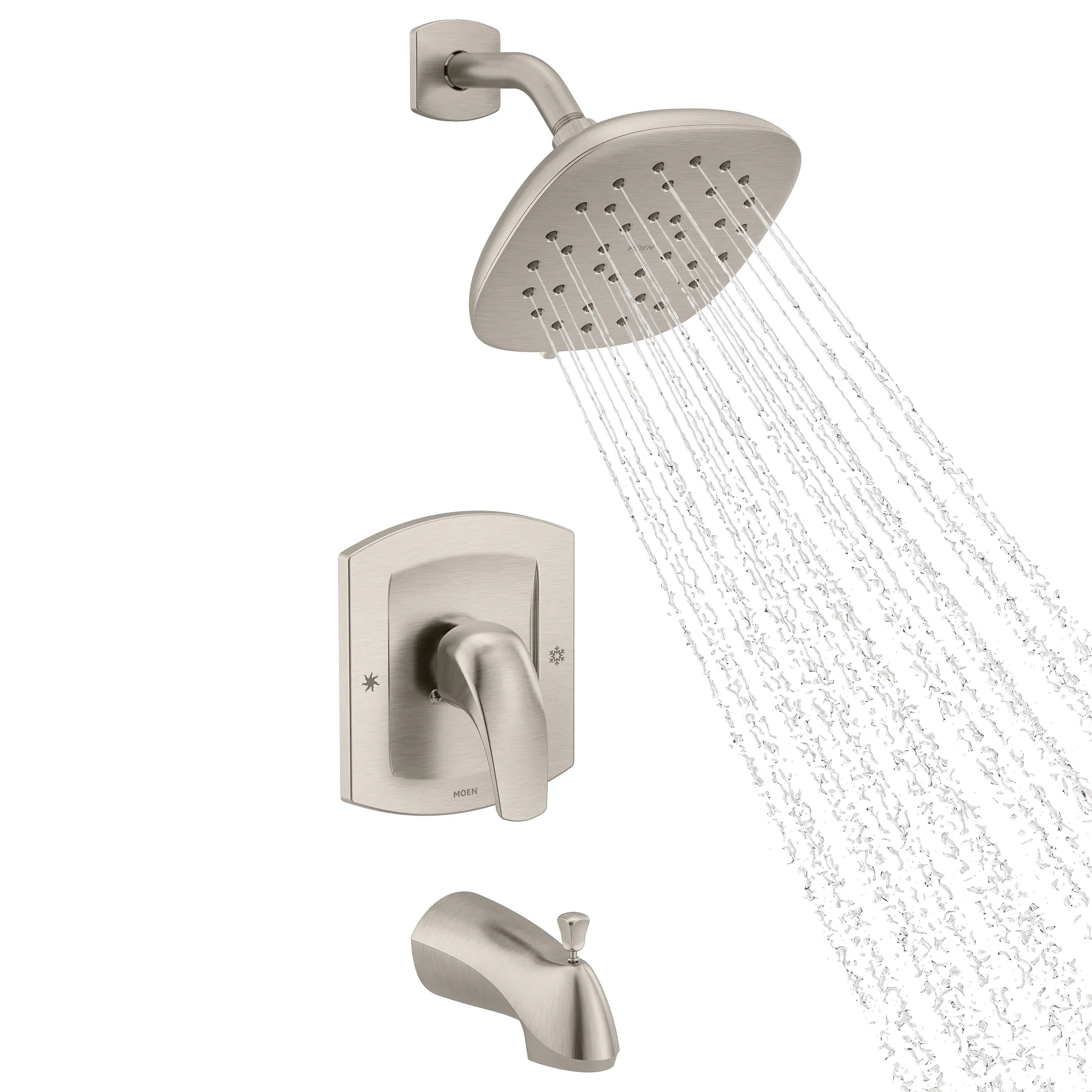 Zarina Spot resist brushed nickel Posi-Temp(R) tub/shower - Image 4