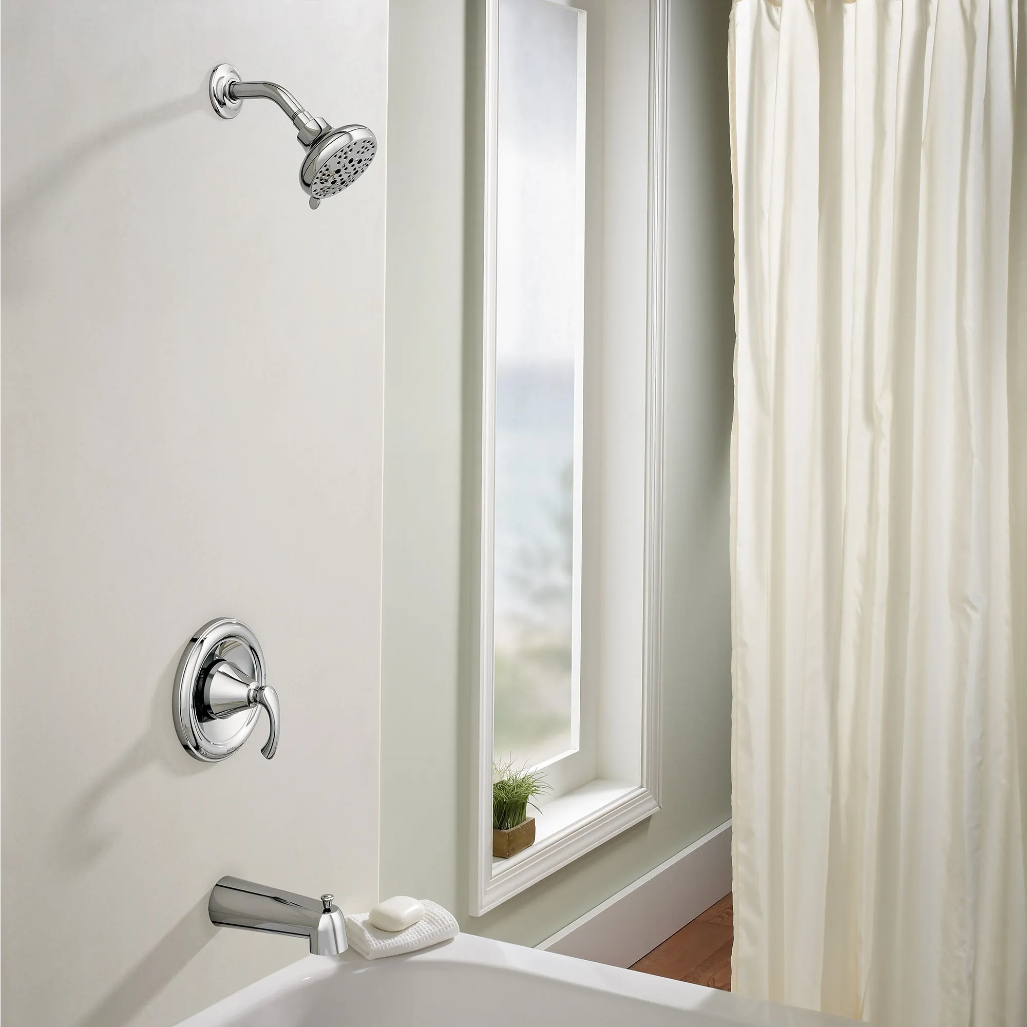 Tiffin Chrome Posi-Temp(R) Tub/Shower - Image 2