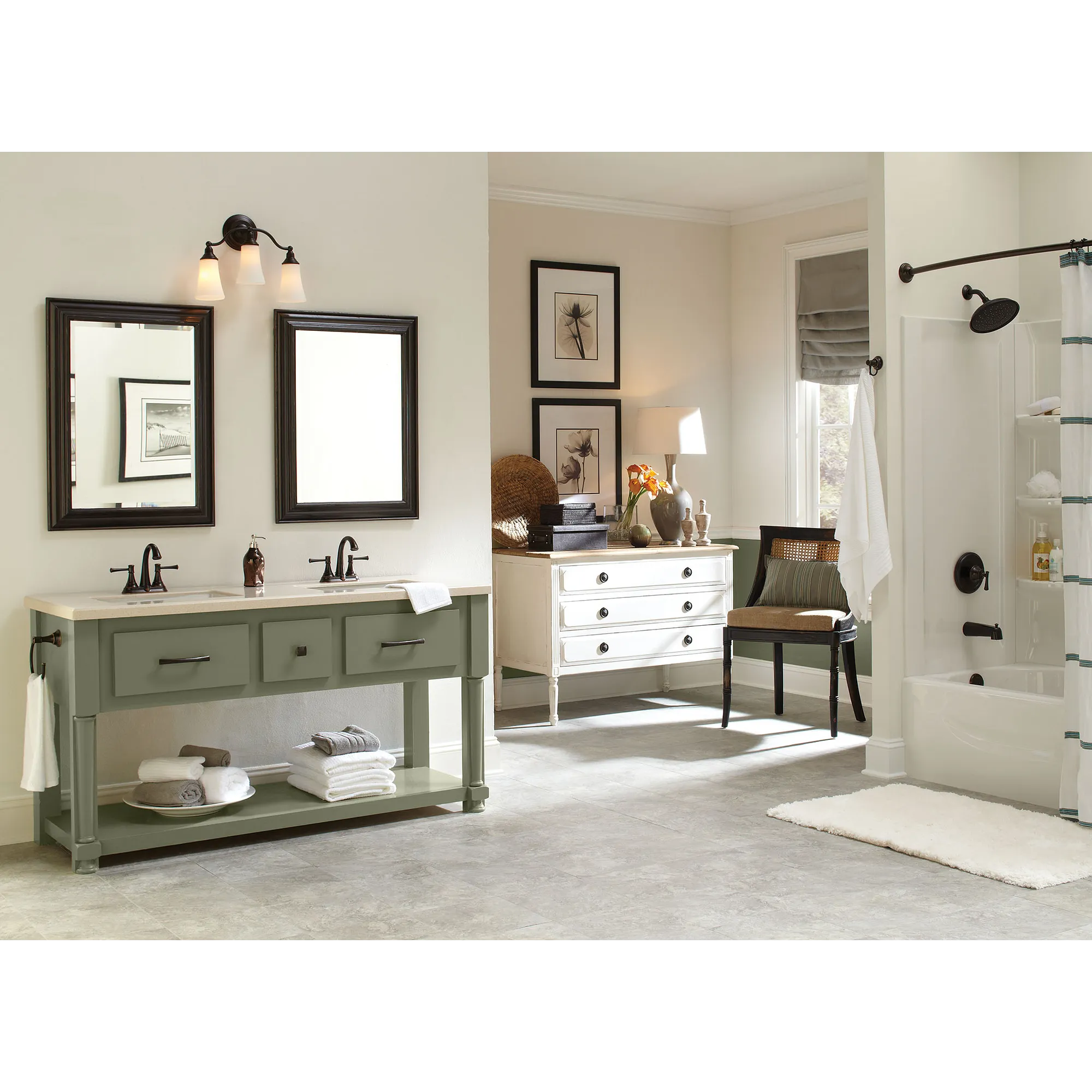 Ashville Chrome Posi-Temp(R) Tub/Shower - Image 8