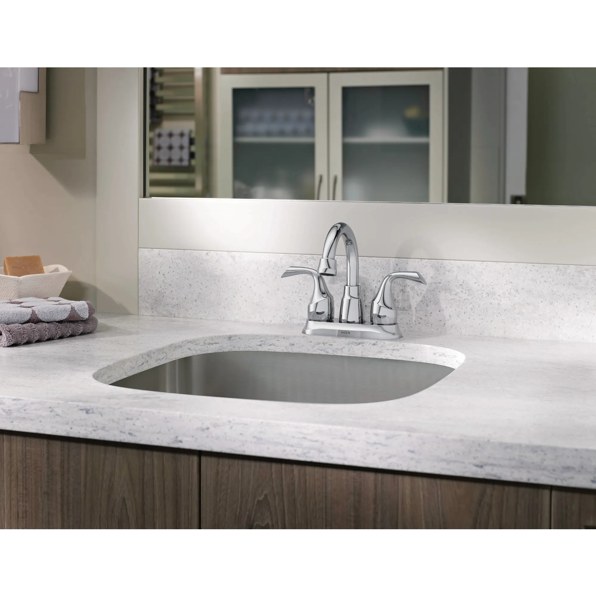 Idora Two-handle Centerset Bathroom Sink Faucet - Image 3