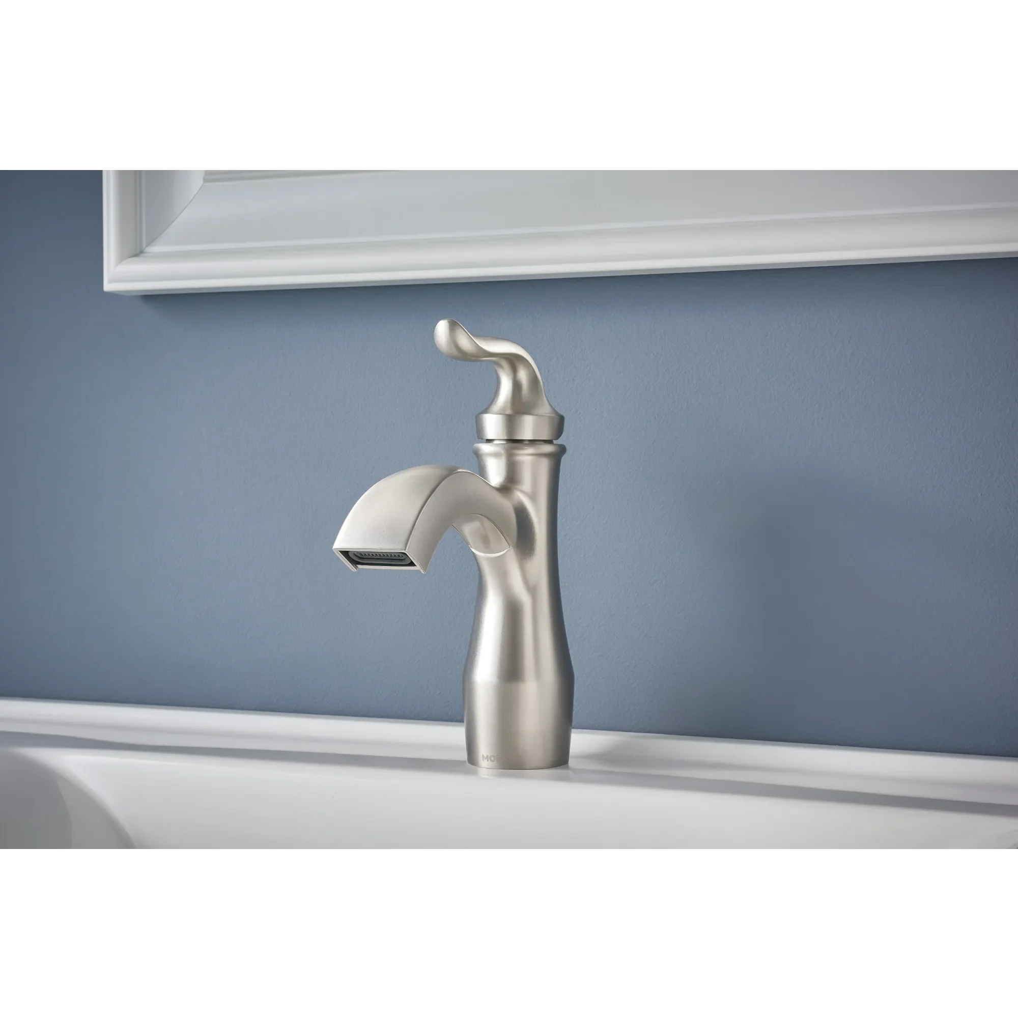 Hamden Spot resist brushed nickel One-Handle High Arc Bathroom Faucet - Image 5