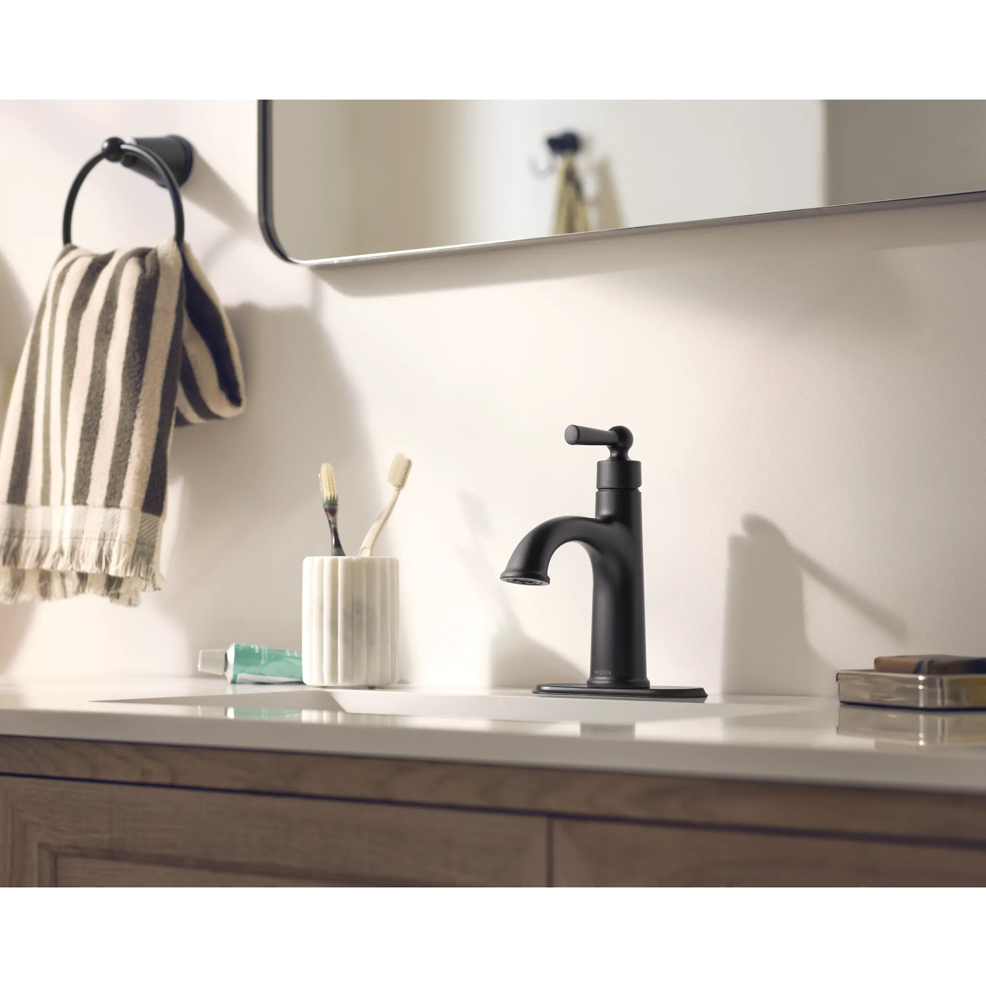 Caldwell Chrome one-handle high arc bathroom faucet - Image 13