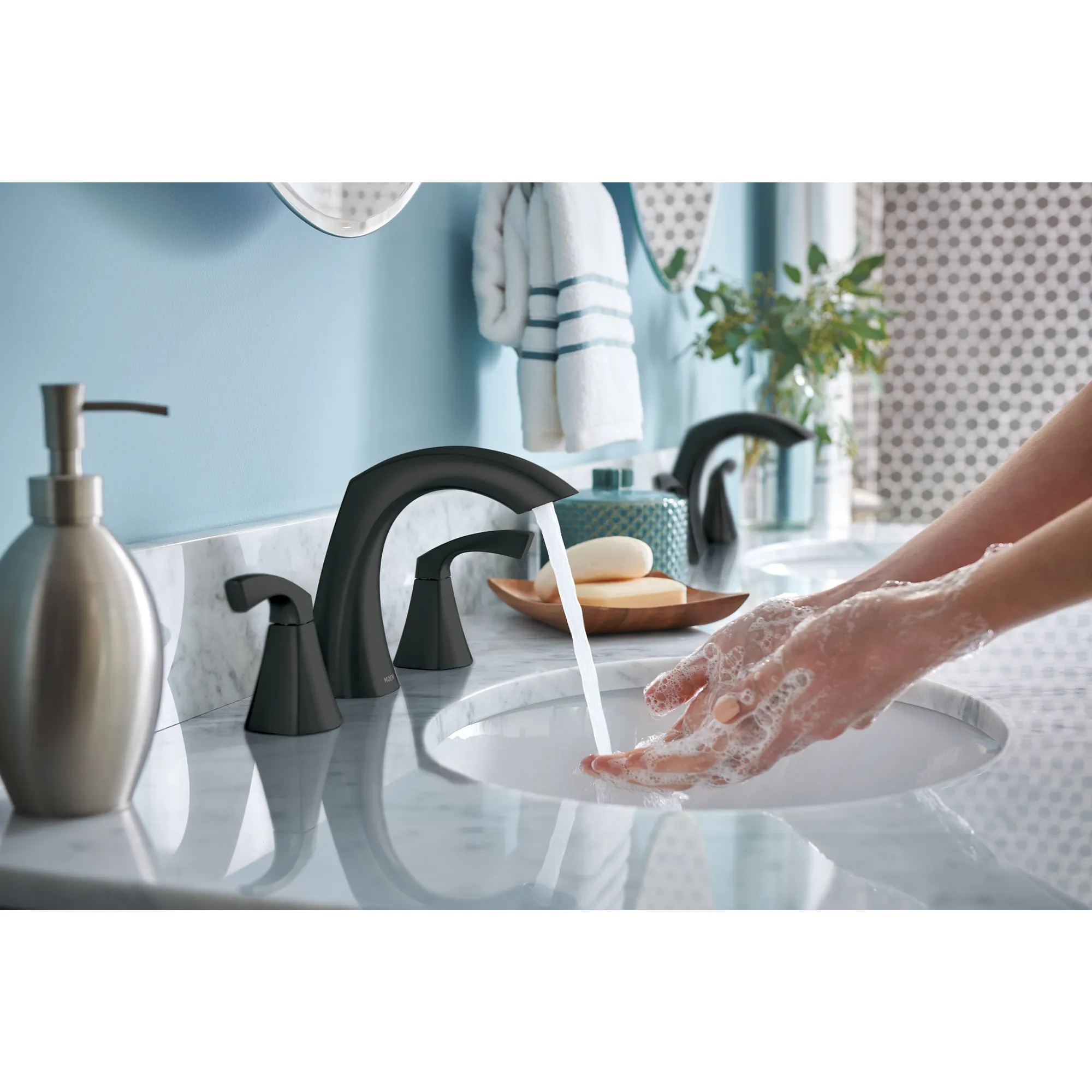 Lindor Two-Handle Widespread Bathroom Sink Faucet - Image 8