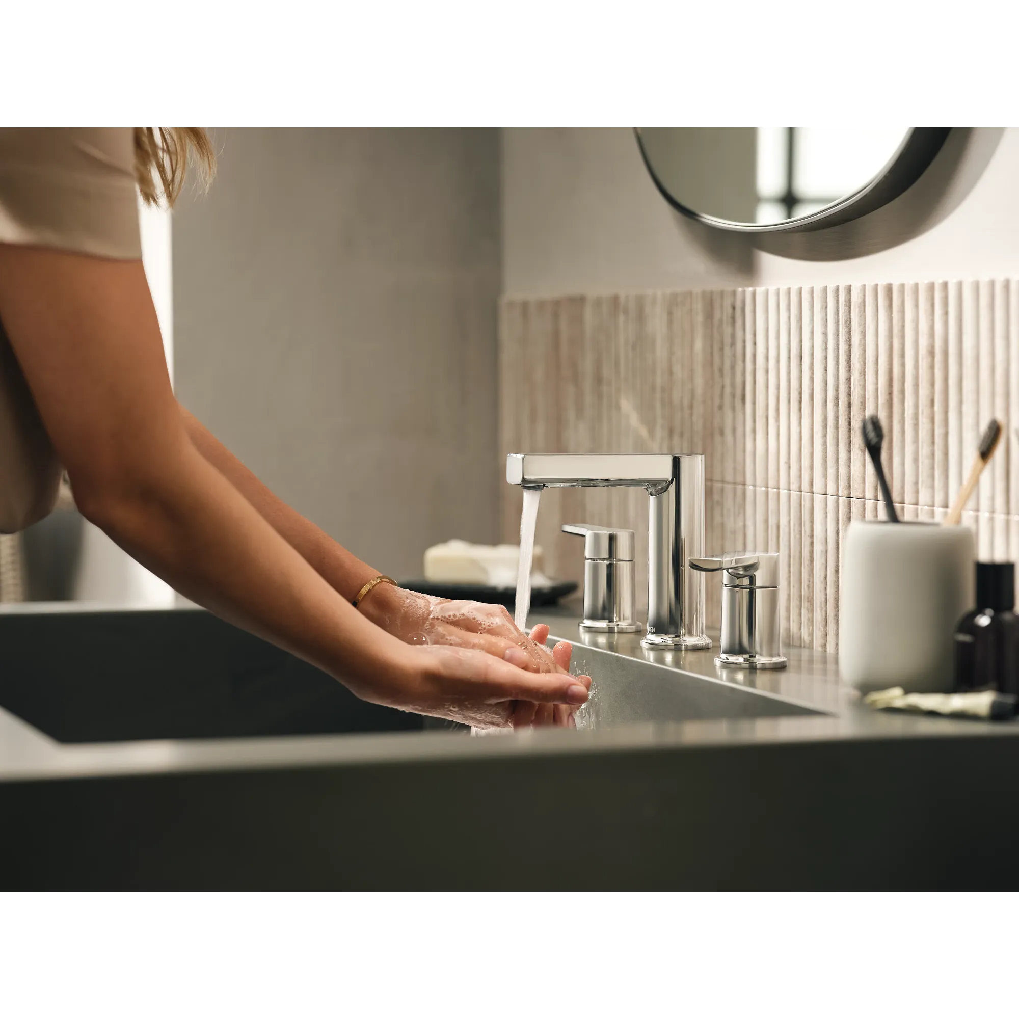 Rinza Two-Handle Widespread Bathroom Sink Faucet - Image 20