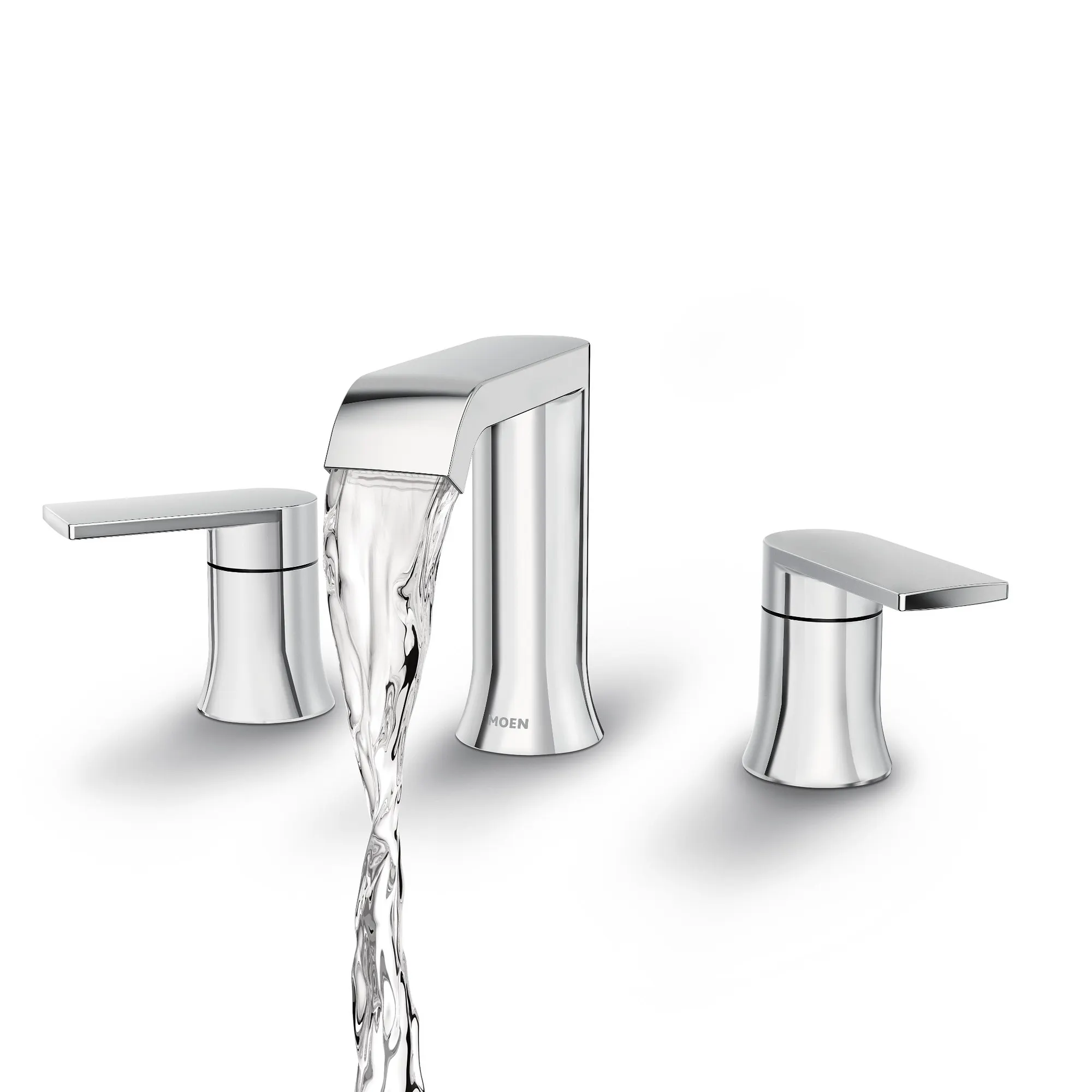 Genta Chrome Two-Handle Bathroom Faucet - Image 2