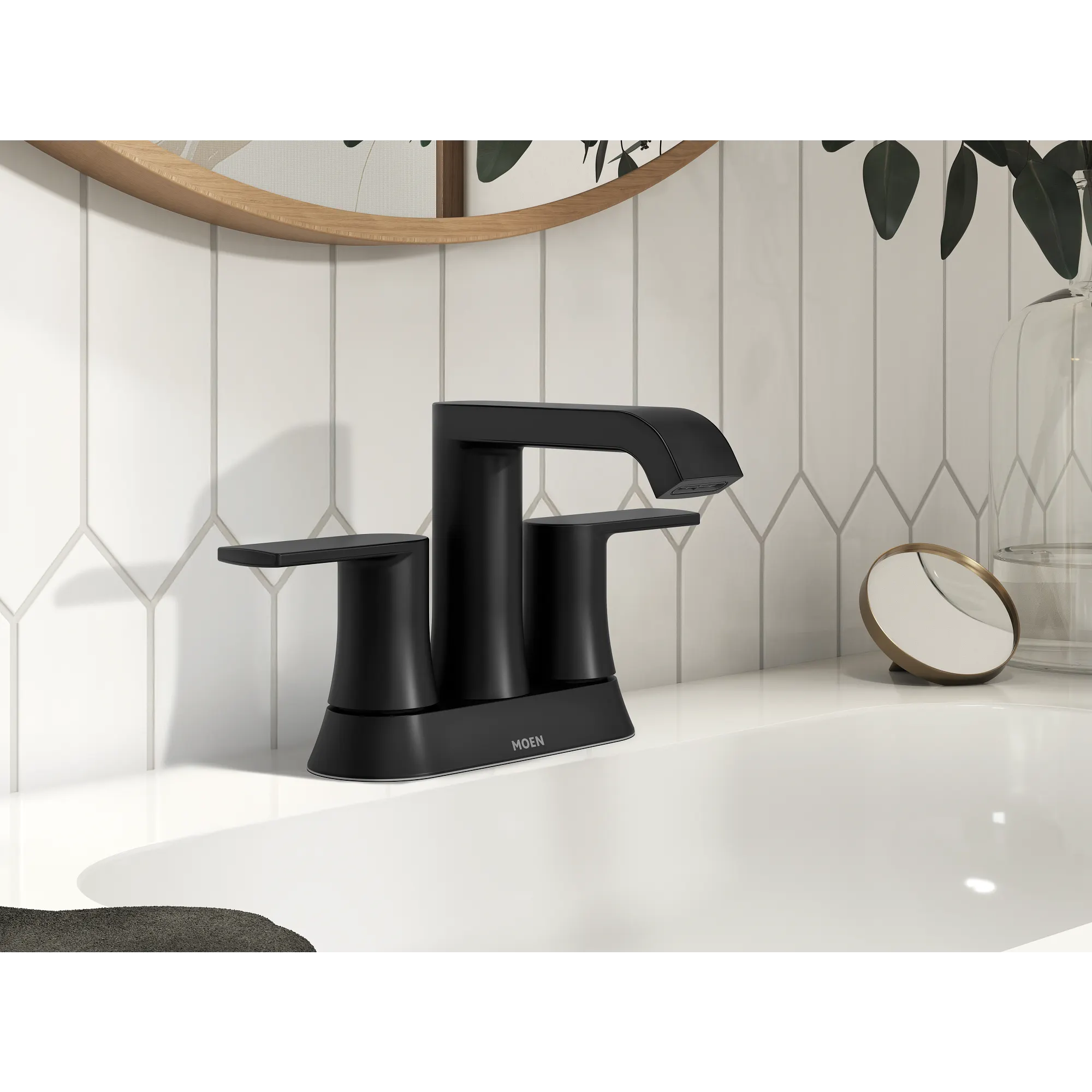 Genta Two-handle Centerset Bathroom Sink Faucet - Image 6