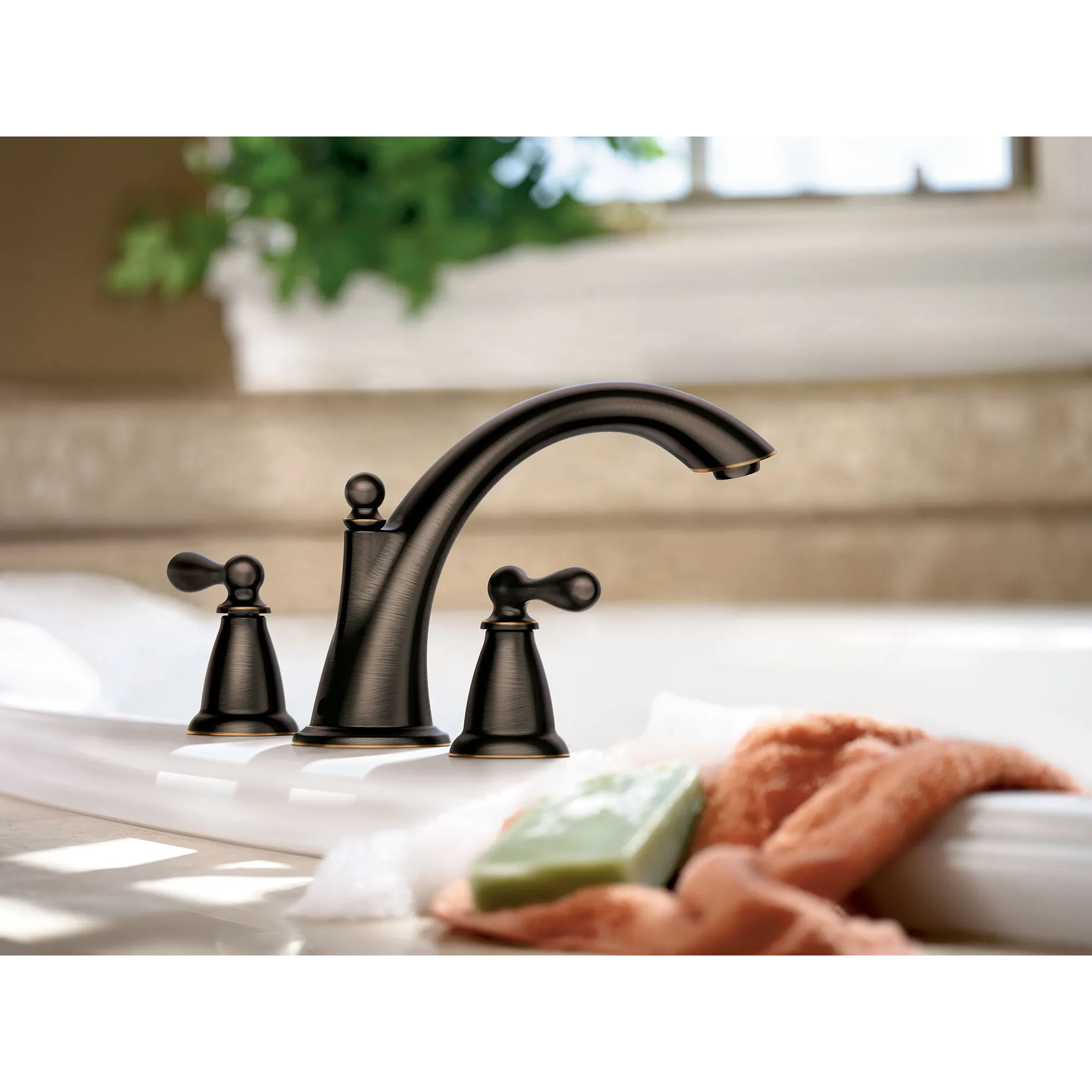 Caldwell Two-Handle High Arc Roman Tub Faucet - Image 7