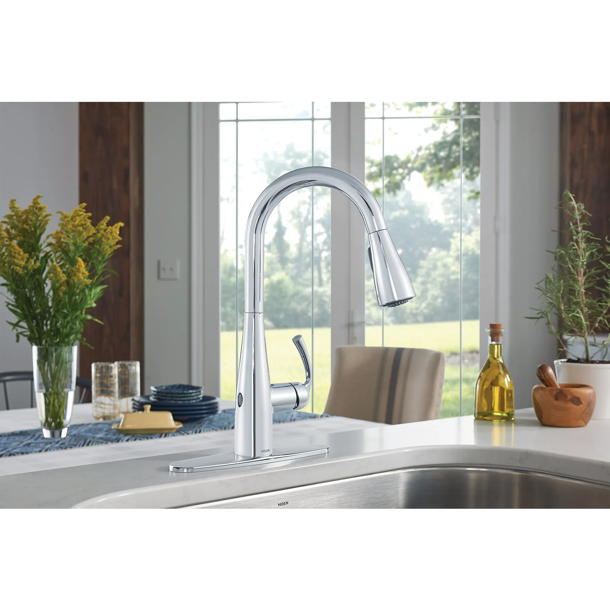 Essie MotionSense Wave One-Handle Pulldown Touchless Kitchen Faucet - Image 10