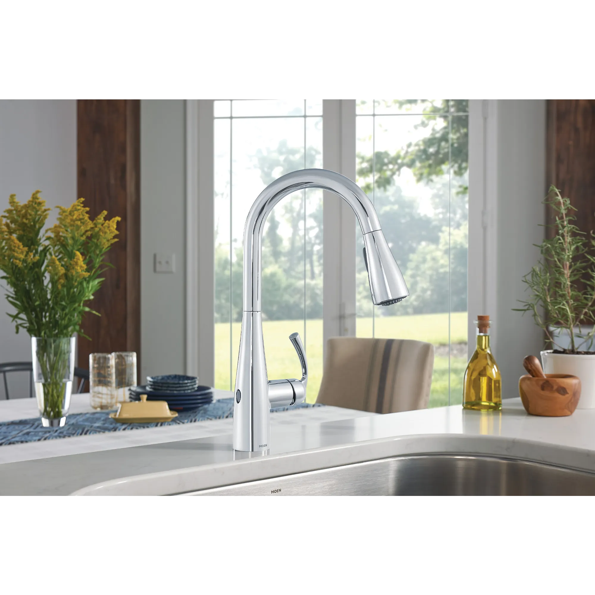 Essie MotionSense Wave One-Handle Pulldown Touchless Kitchen Faucet - Image 11