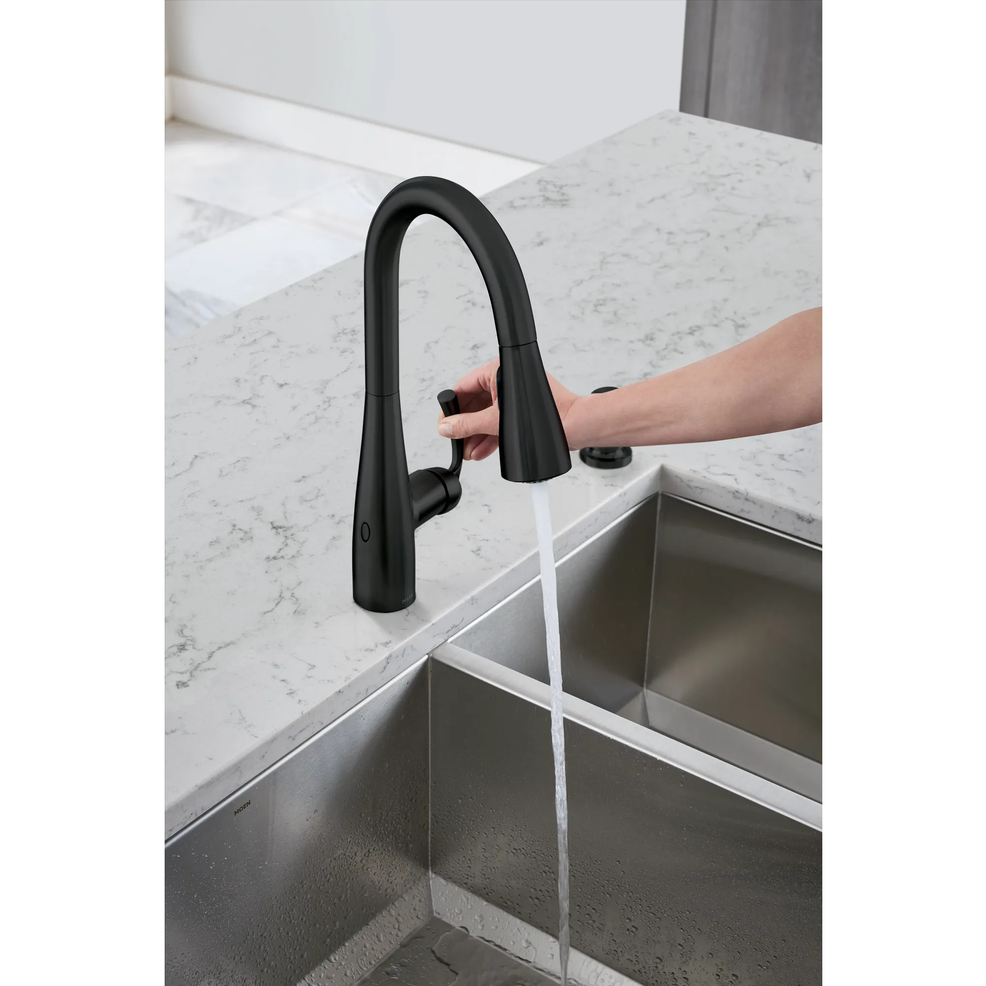 Essie MotionSense Wave One-Handle Pulldown Touchless Kitchen Faucet - Image 17