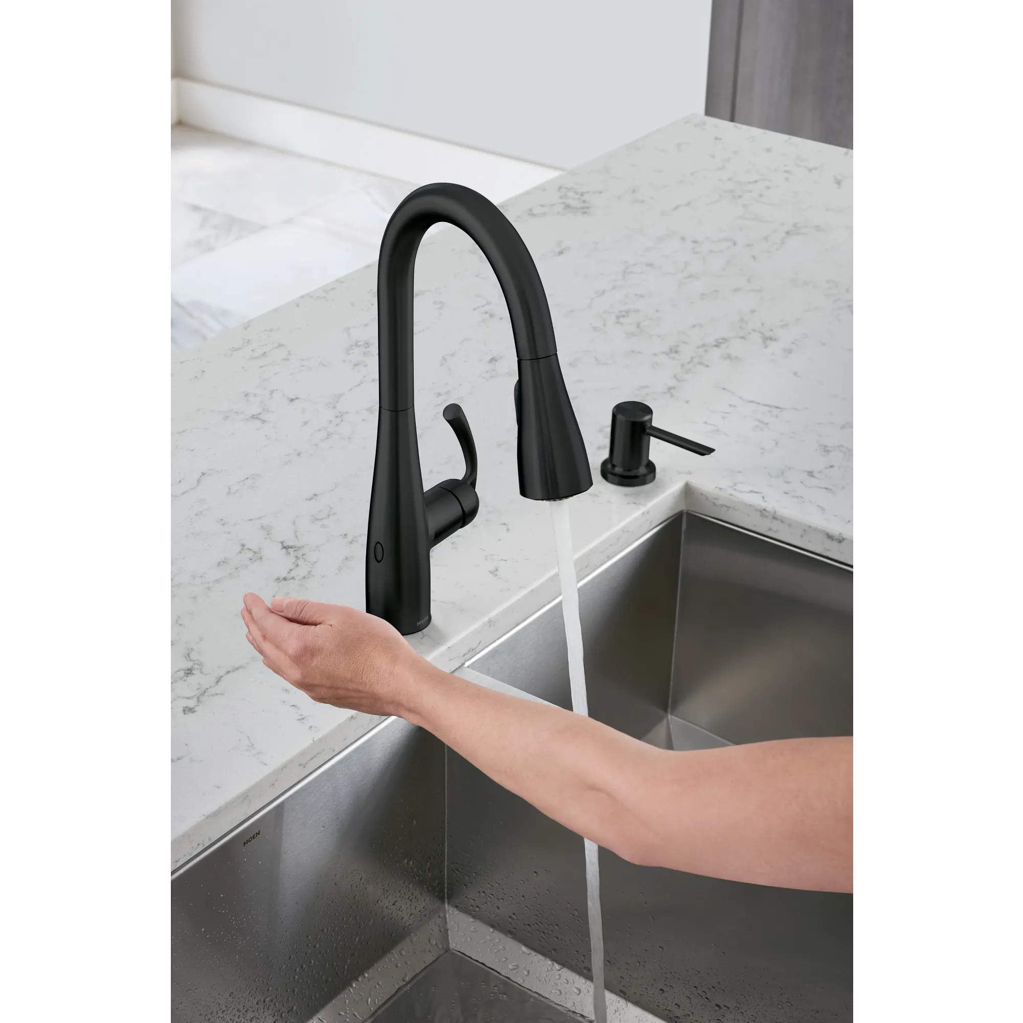 Essie MotionSense Wave One-Handle Pulldown Touchless Kitchen Faucet - Image 18