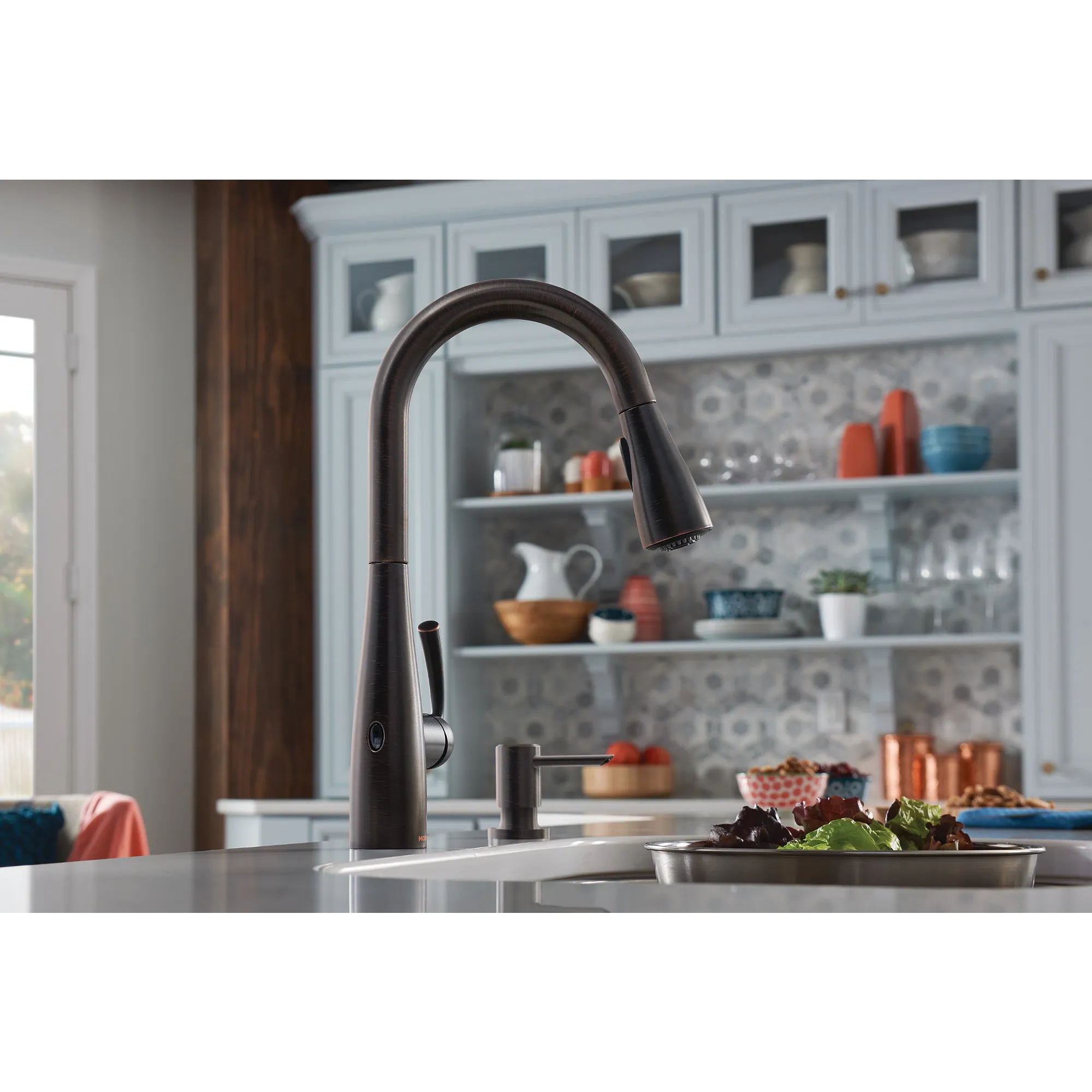 Essie MotionSense Wave One-Handle Pulldown Touchless Kitchen Faucet - Image 28