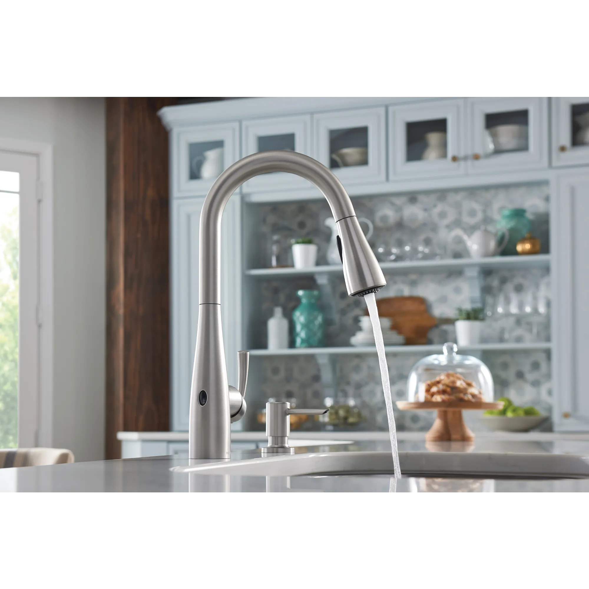 Essie MotionSense Wave One-Handle Pulldown Touchless Kitchen Faucet - Image 40
