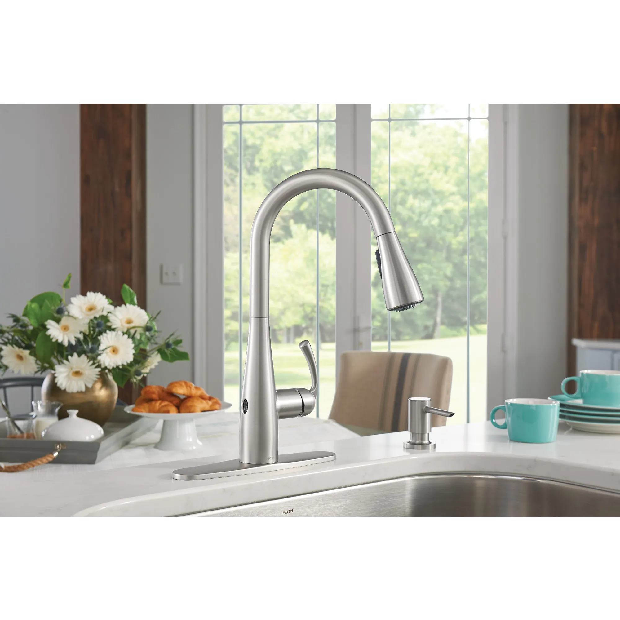 Essie MotionSense Wave One-Handle Pulldown Touchless Kitchen Faucet - Image 41