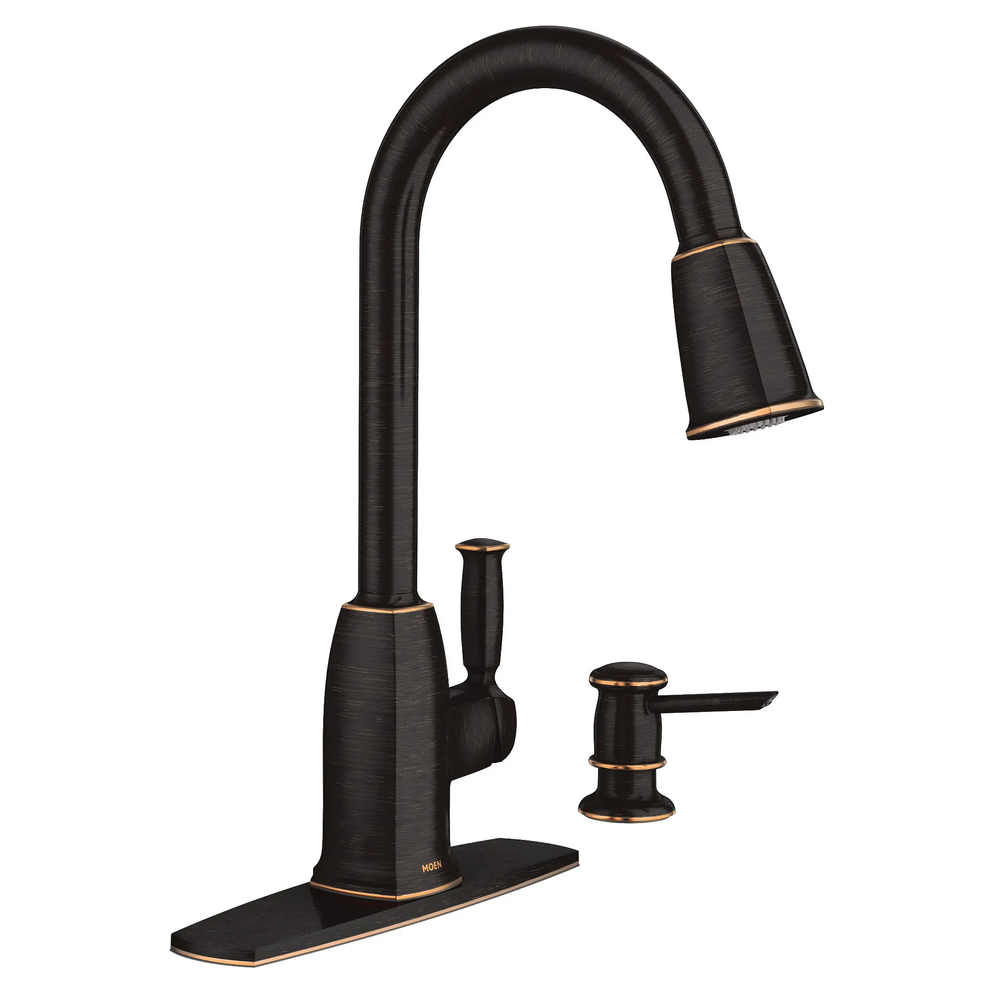 Wellsley One-handle High Arc Pulldown Kitchen Faucet - Image 10