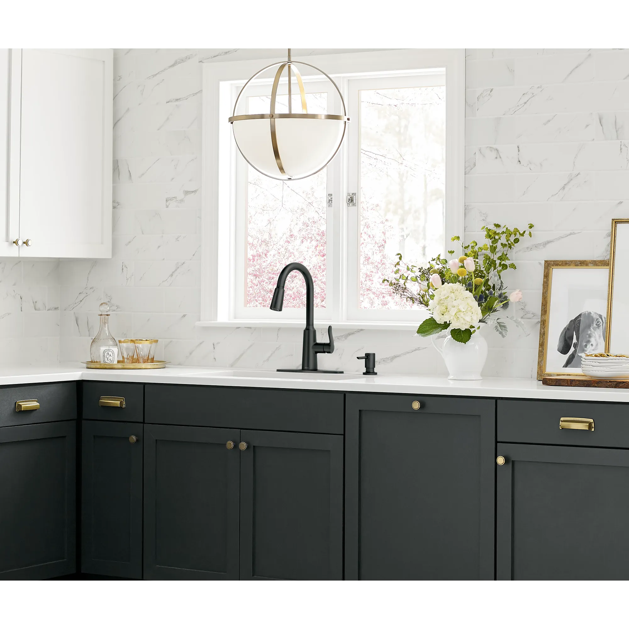 Edwyn One-Handle High Arc Pulldown Kitchen Faucet - Image 13