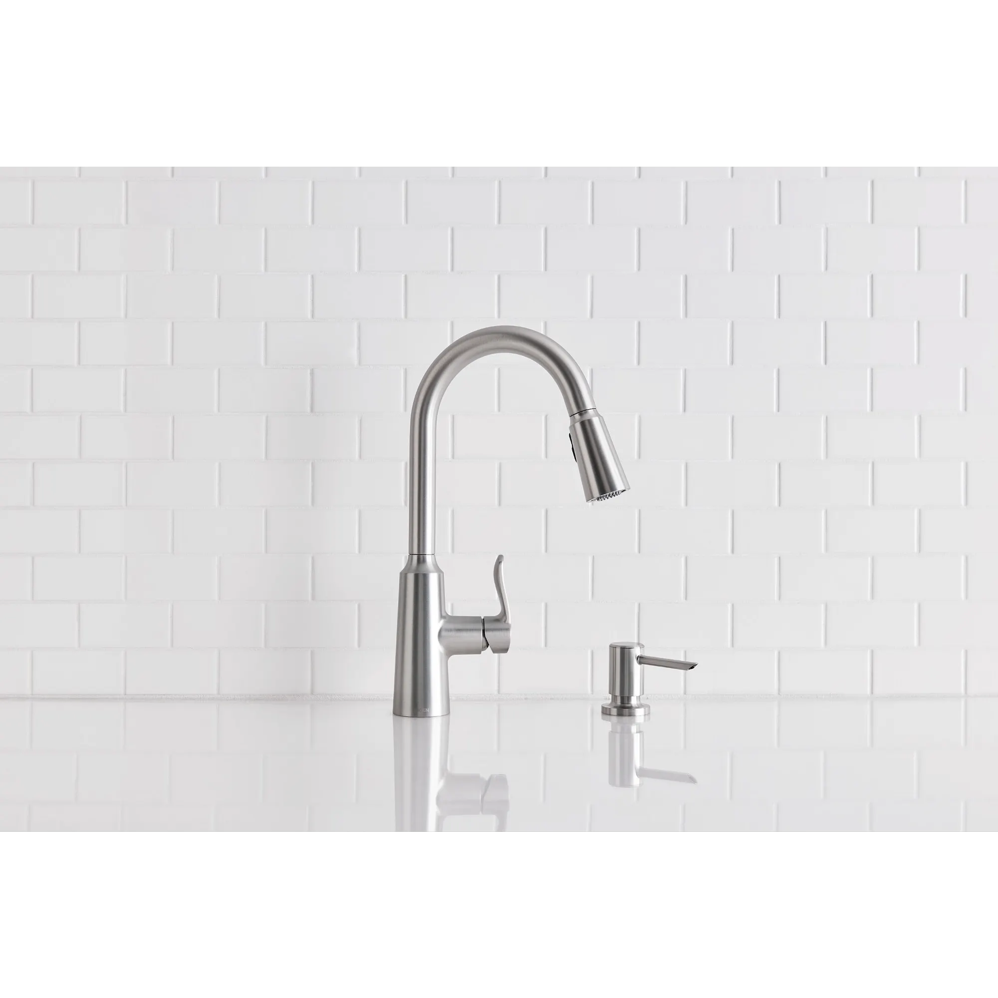 Edwyn One-Handle High Arc Pulldown Kitchen Faucet - Image 24