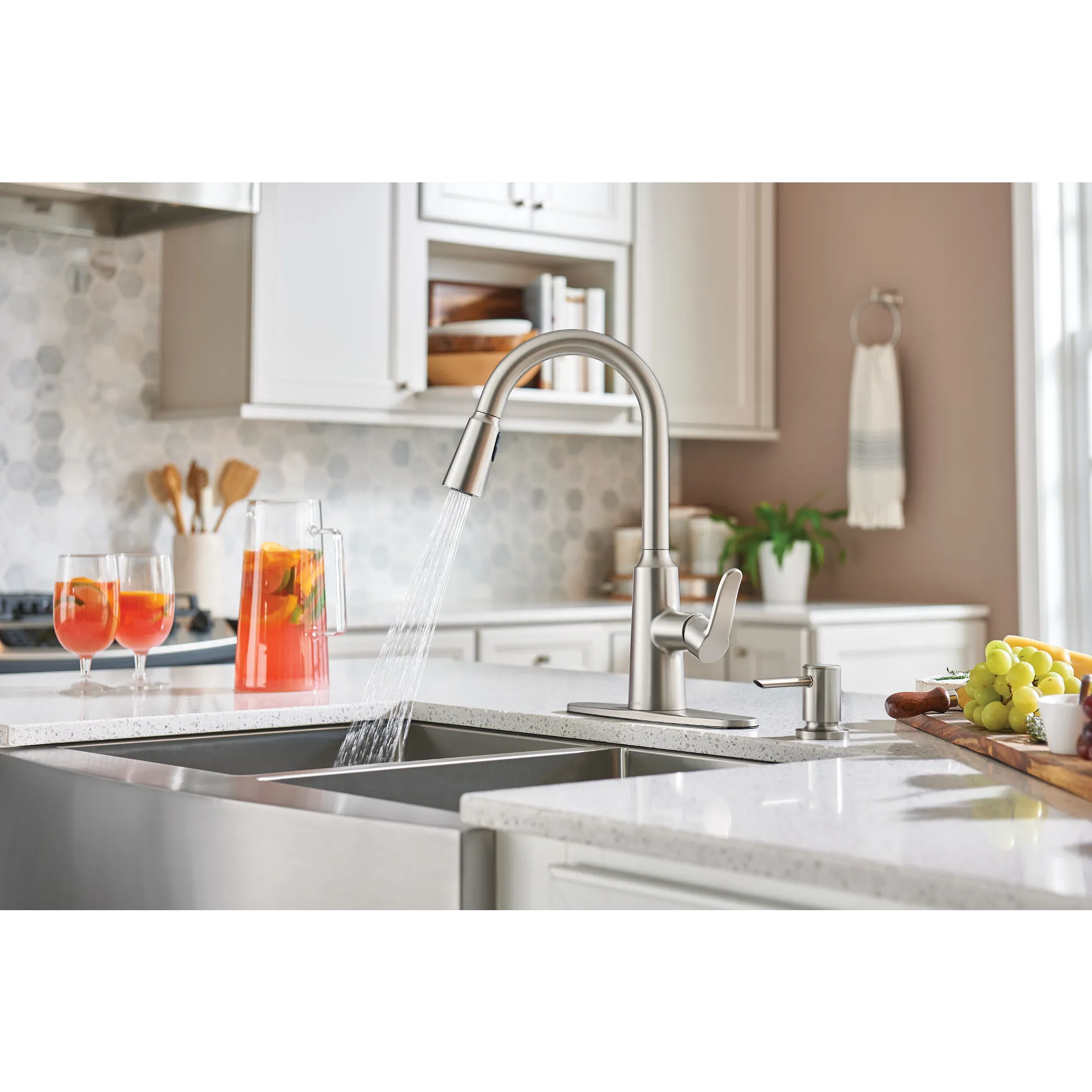 Edwyn One-Handle High Arc Pulldown Kitchen Faucet - Image 28