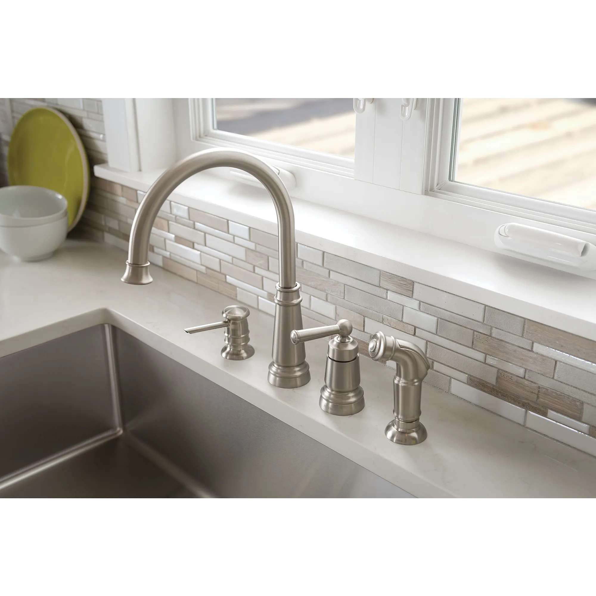 Edison One-Handle High Arc Kitchen Faucet - Image 14
