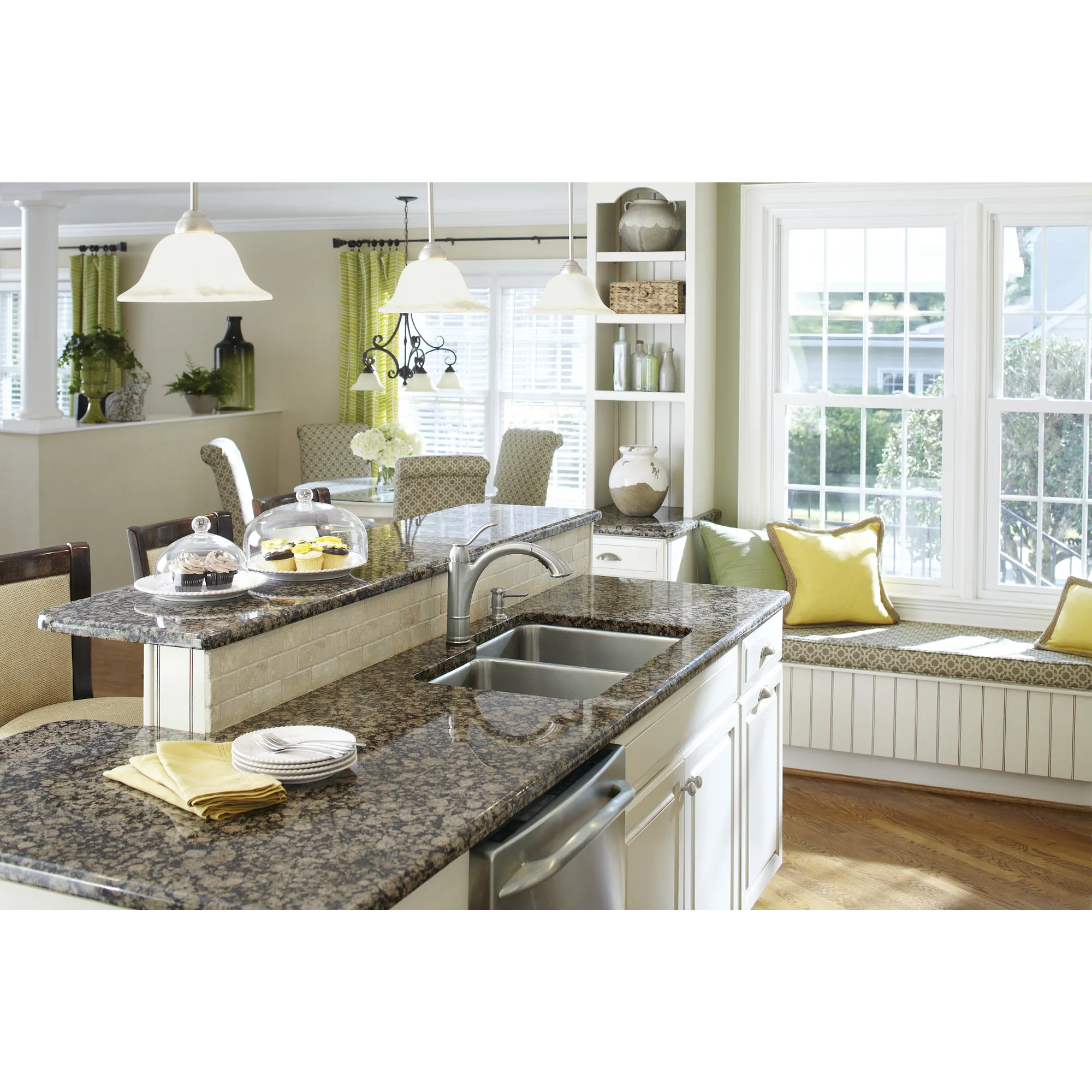 Walden Chrome One-Handle Low Arc Pullout Kitchen Faucet - Image 2