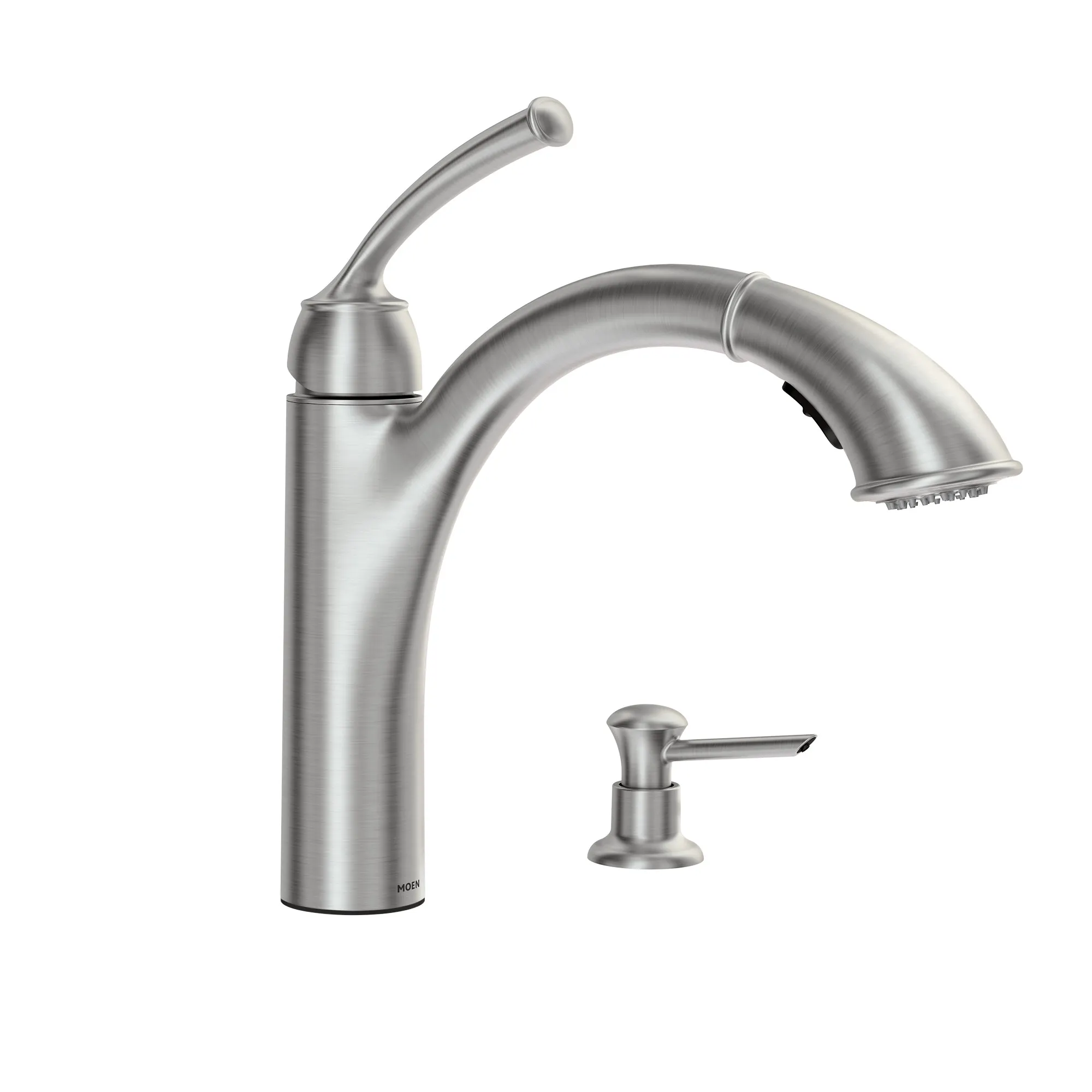Sullivan Mediterranean Bronze One-Handle Pullout Kitchen Faucet - Image 9