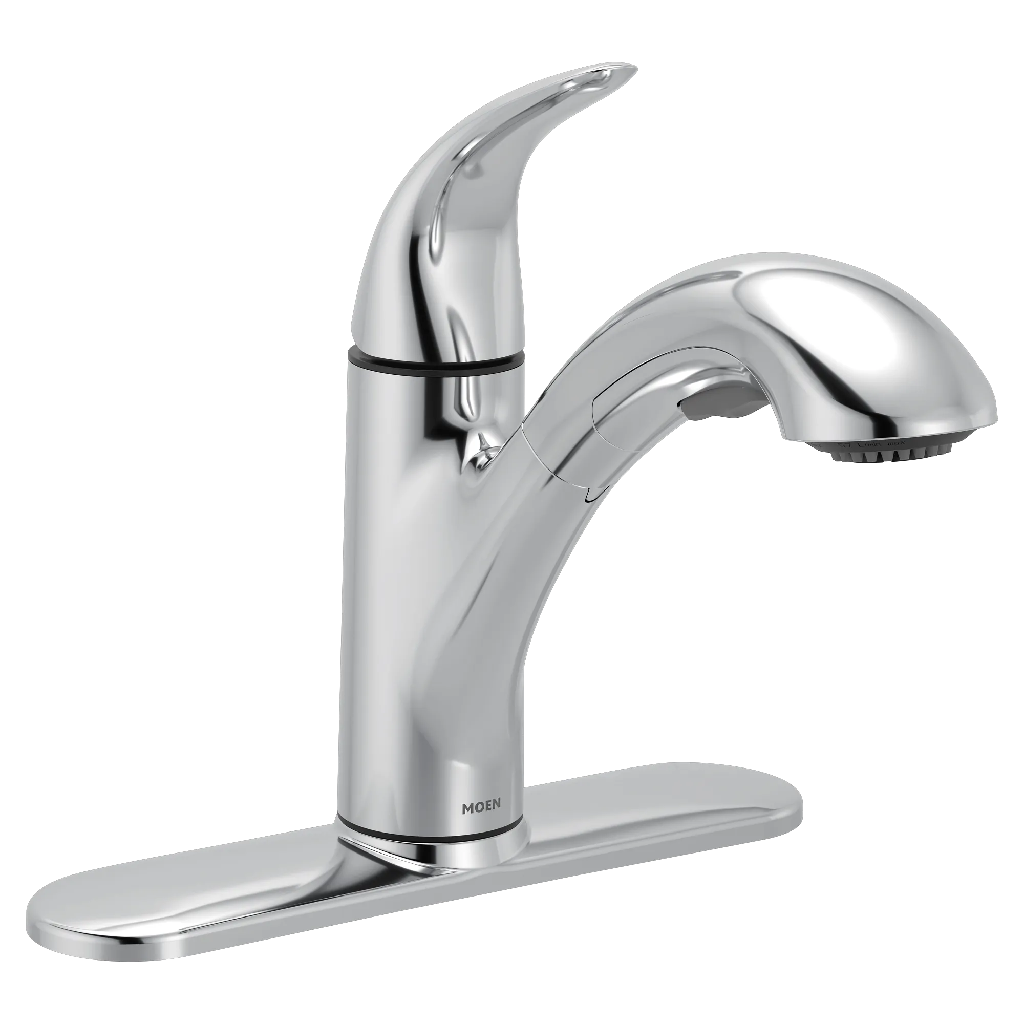 Bokeh Chrome one-handle pullout kitchen faucet - Image 4