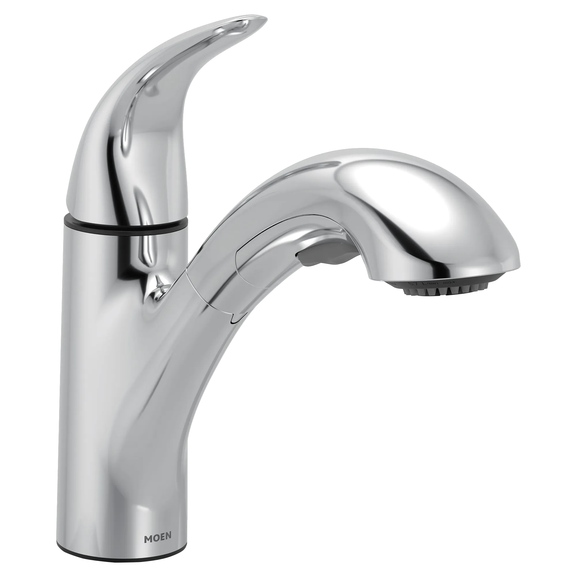 Bokeh Chrome one-handle pullout kitchen faucet - Image 7