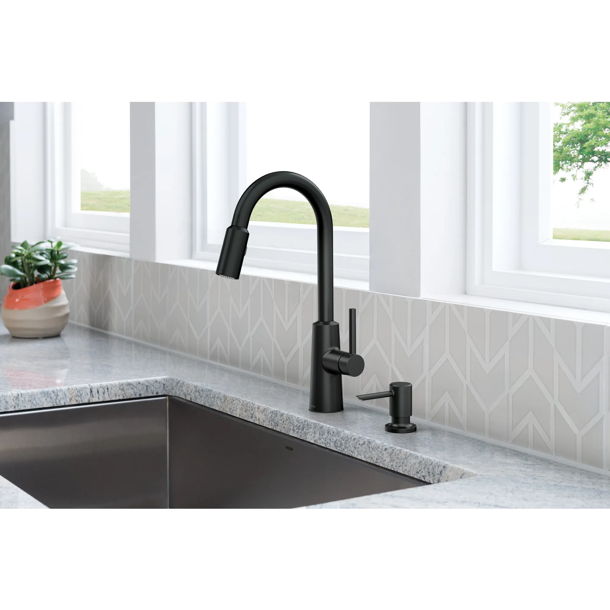 Nori One-Handle High Arc Pulldown Kitchen Faucet - Image 10
