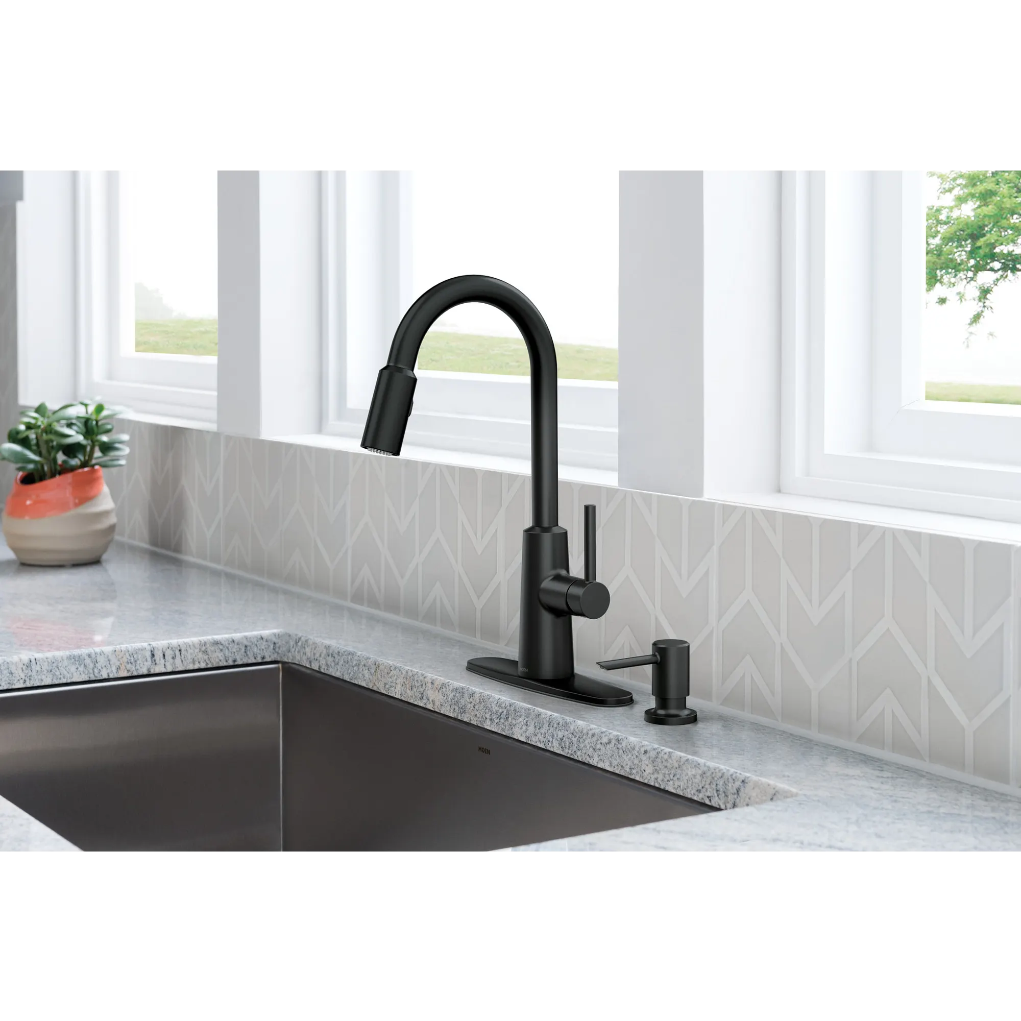 Nori One-Handle High Arc Pulldown Kitchen Faucet - Image 11