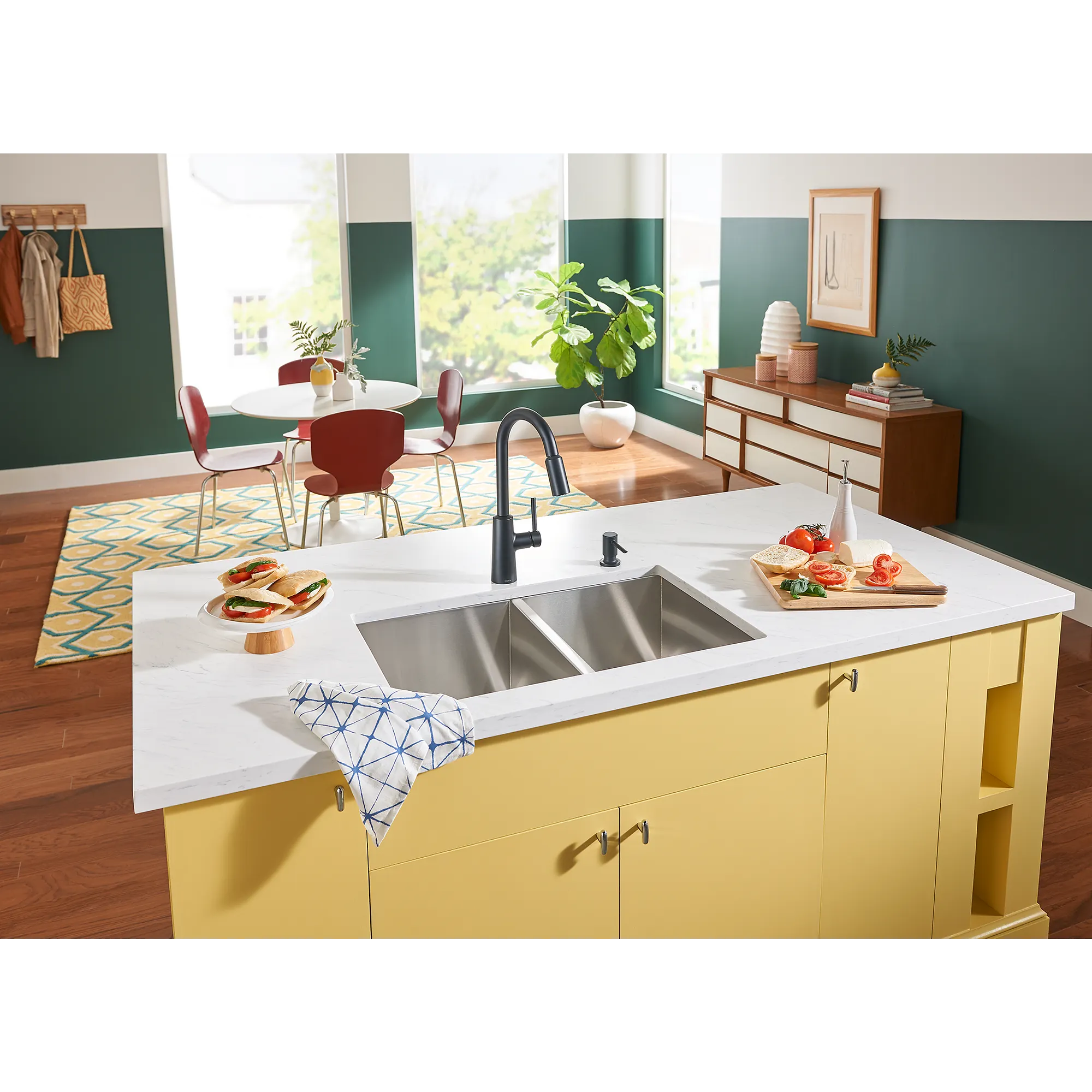Nori One-Handle High Arc Pulldown Kitchen Faucet - Image 9