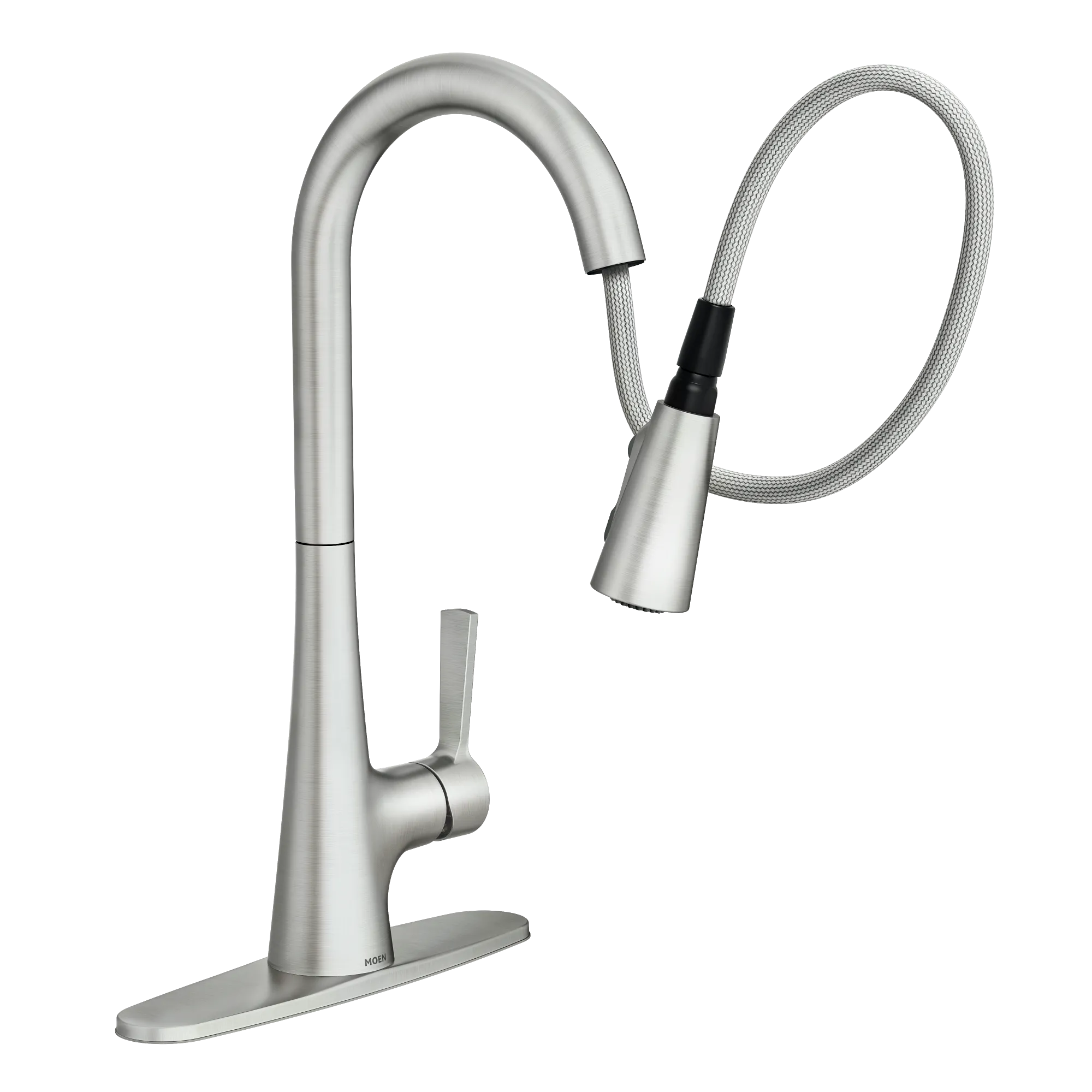 Mikah One-Handle High Arc Pulldown Kitchen Faucet - Image 23