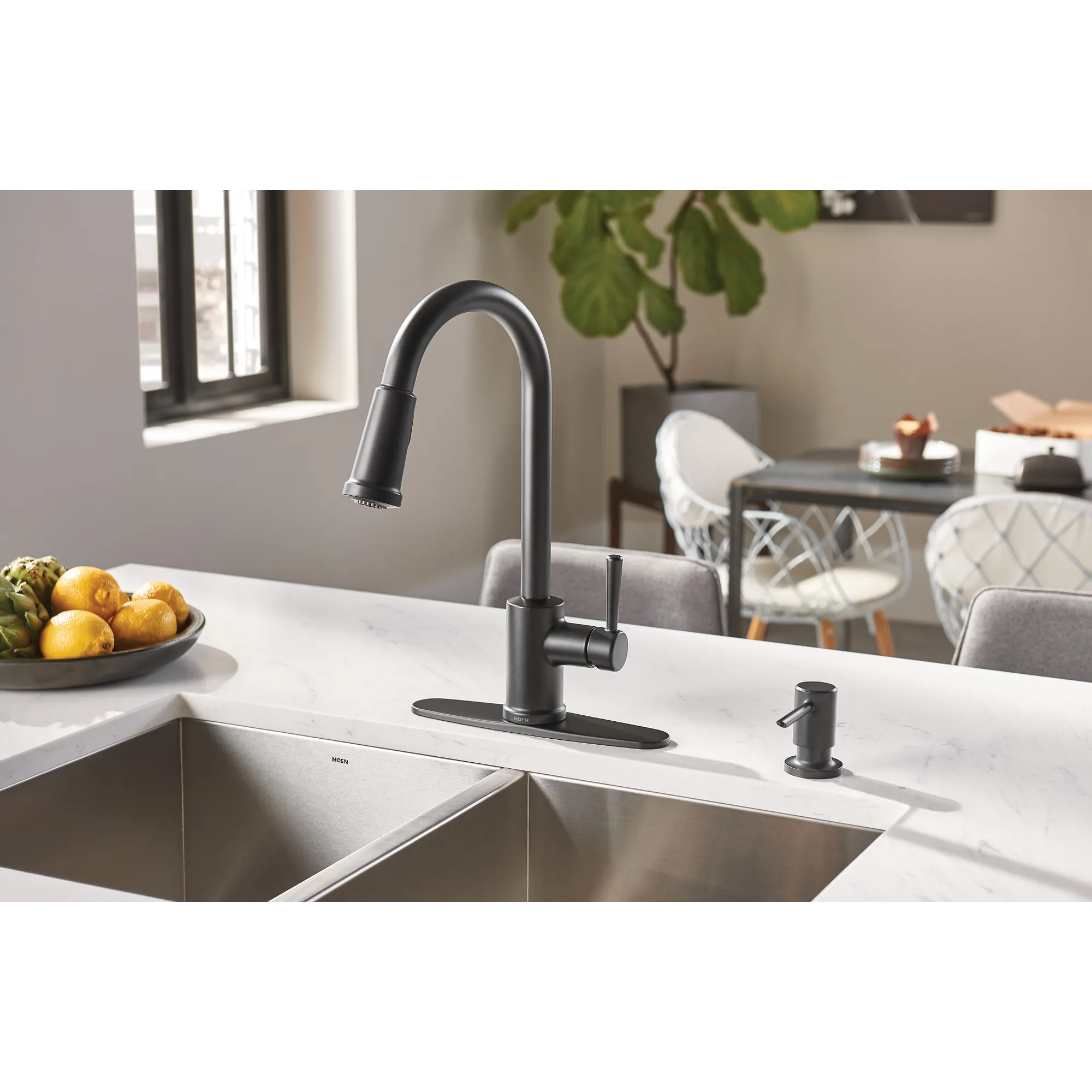 Indi One-Handle Pulldown Kitchen Faucet - Image 12