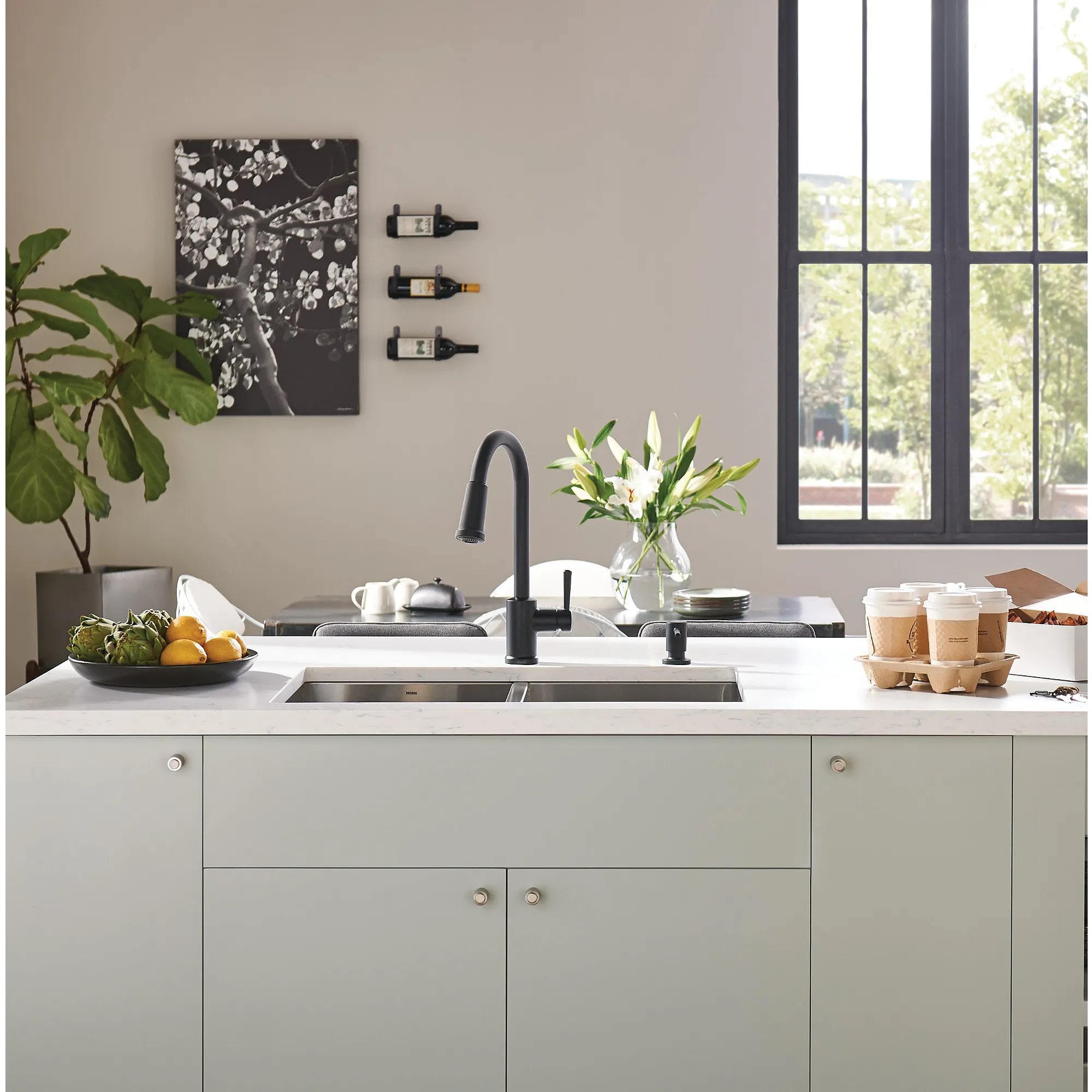 Indi One-Handle Pulldown Kitchen Faucet - Image 13