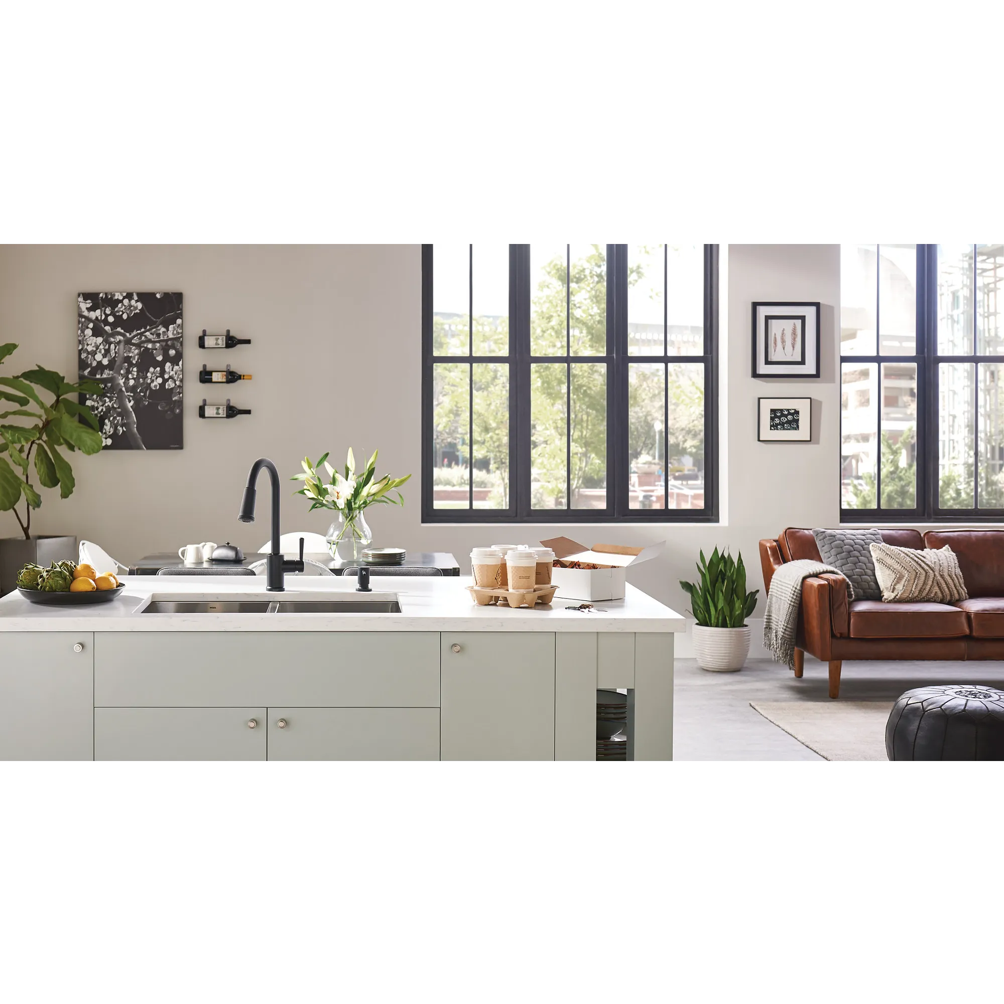 Indi One-Handle Pulldown Kitchen Faucet - Image 14