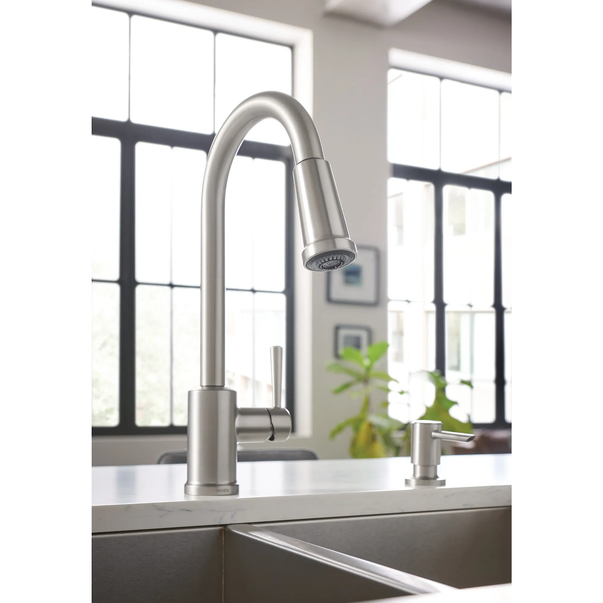 Indi One-Handle Pulldown Kitchen Faucet - Image 17