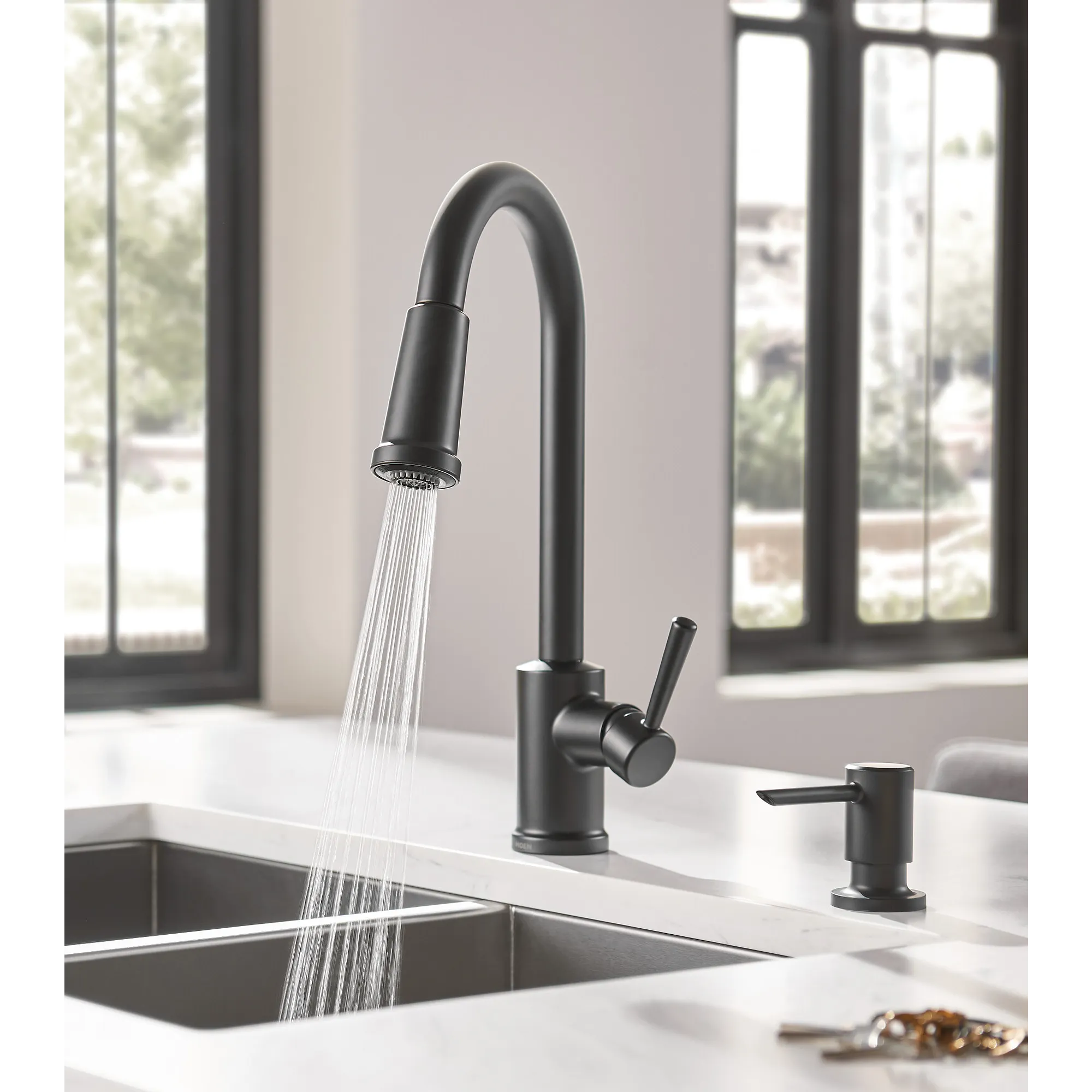 Indi One-Handle Pulldown Kitchen Faucet - Image 9