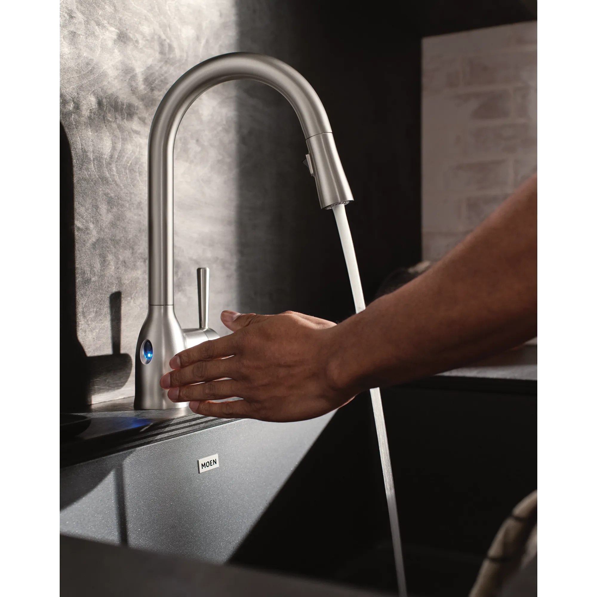 Adler MotionSense Wave One-Handle Pulldown Touchless Kitchen Faucet - Image 32
