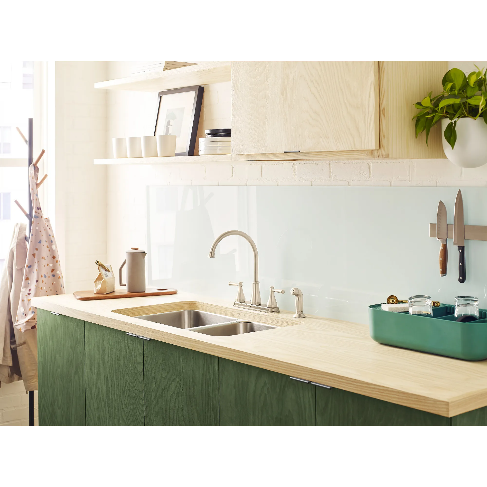 Stevie Two-handle High Arc Kitchen Faucet - Image 2