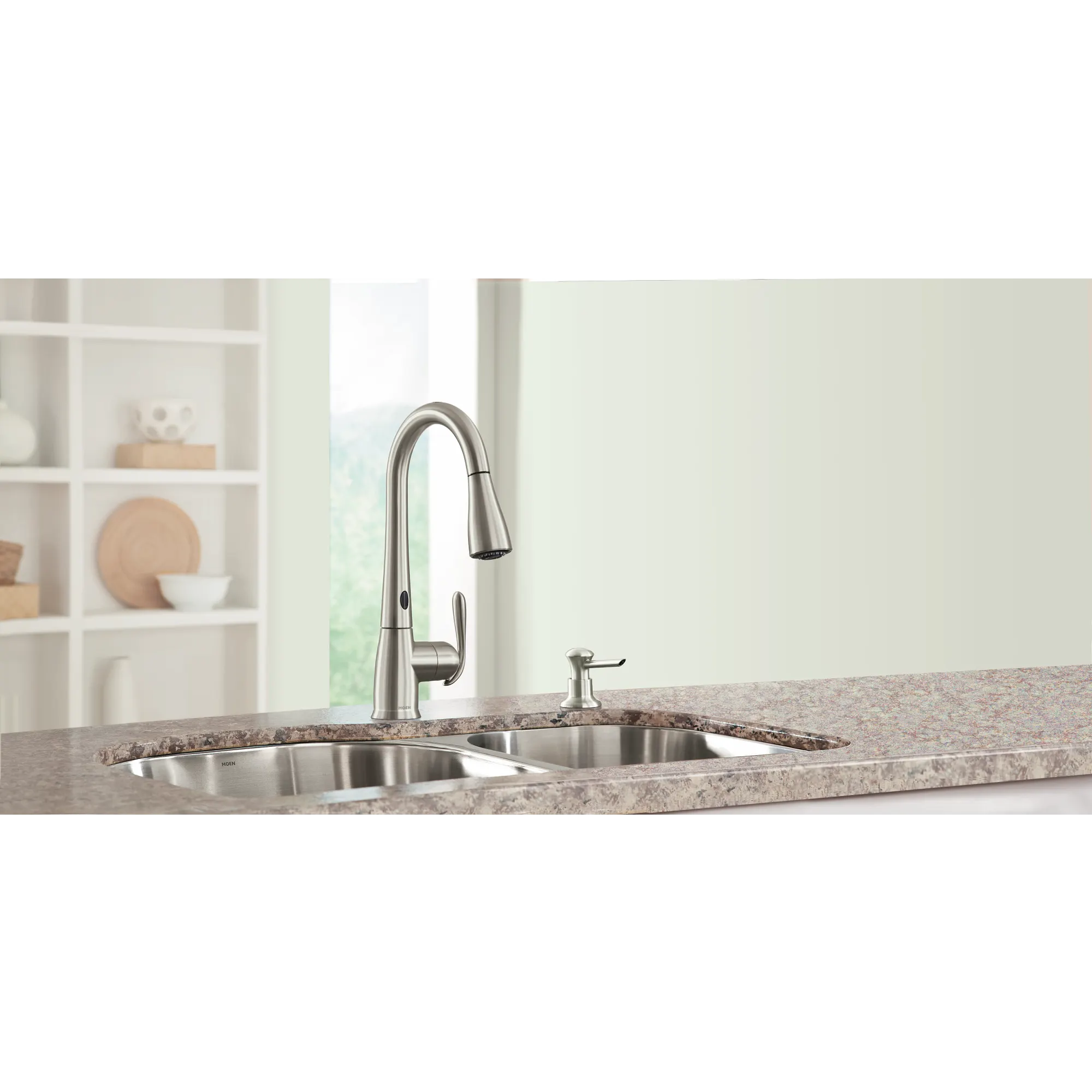 Haysfield with MotionSense Spot Resist Stainless One-Handle High Arc Pulldown Kitchen Faucet - Image 9
