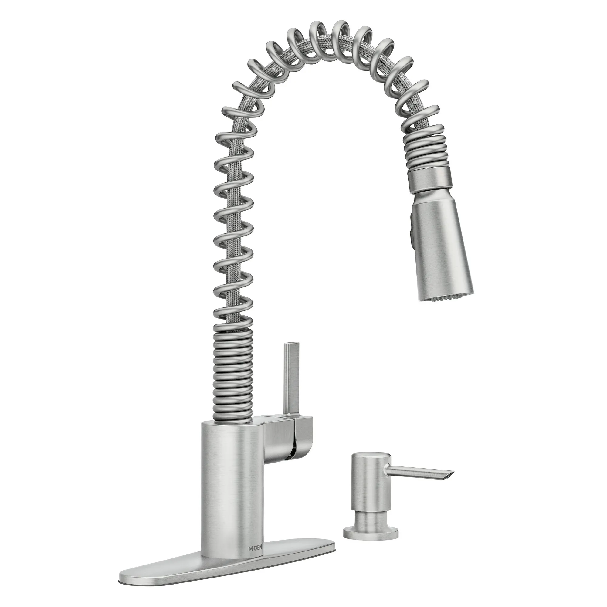 Irvine Chrome One-Handle High Arc Pulldown Kitchen Faucet - Image 29